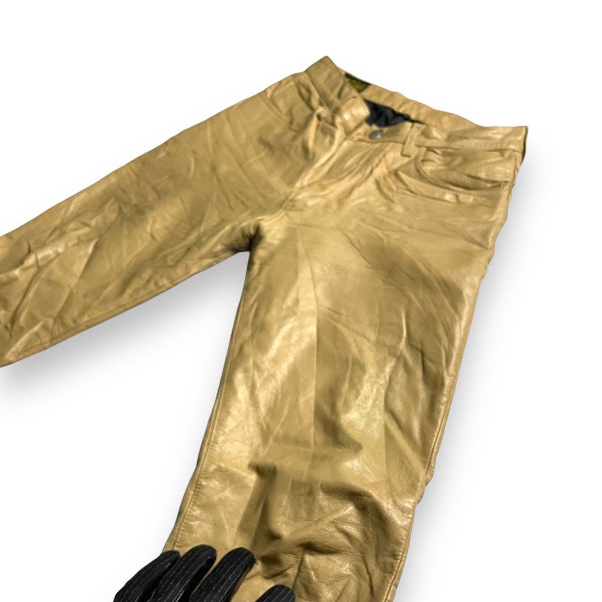 Genuine Leather VINTAGE JOHN BULL GENUINE LEATHER PANTS Size US 28 / EU 44 - 11 Thumbnail