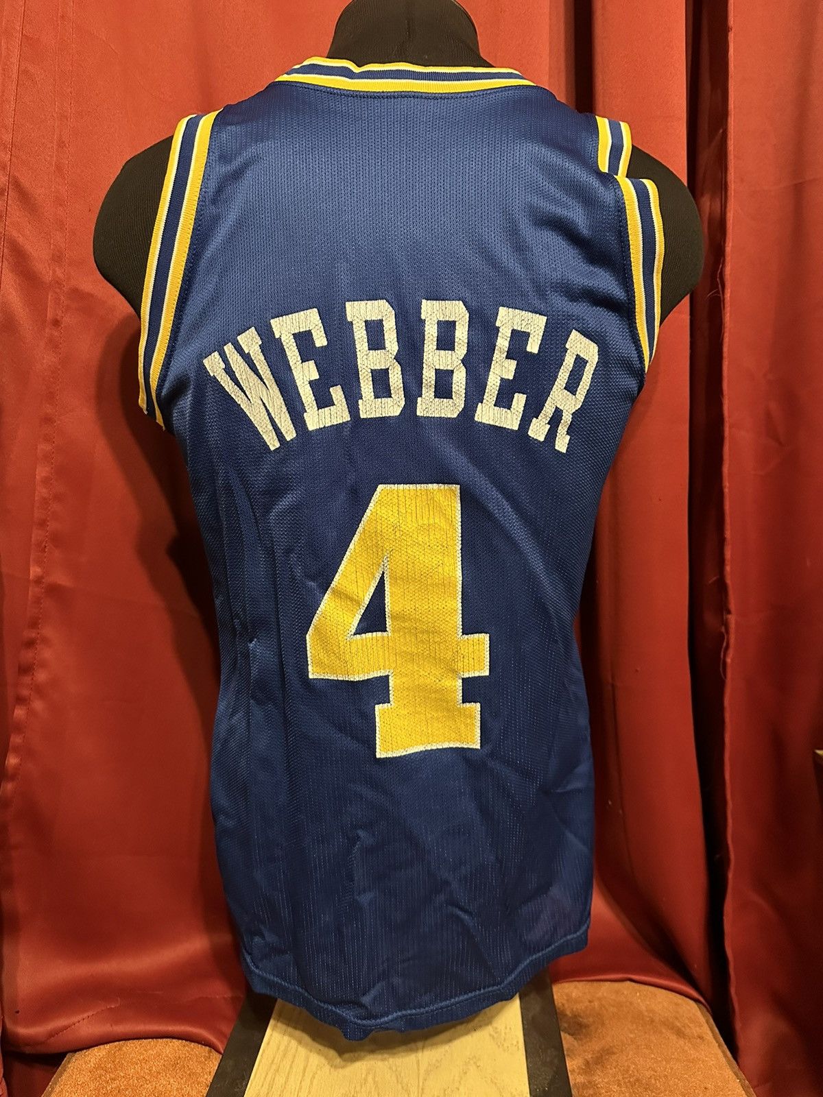 Champion × NBA × Vintage Vintage Weber Jersey 90’s Golden State Warriors Champion Size US L / EU 52-54 / 3 - 2 Thumbnail