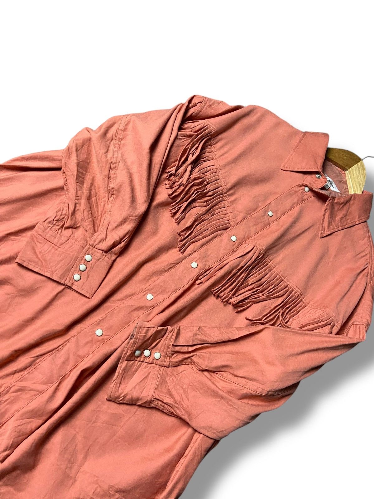 Japanese Brand Moussy Fringe Over Button Up Shirts (166) Size ONE SIZE - 2 Thumbnail