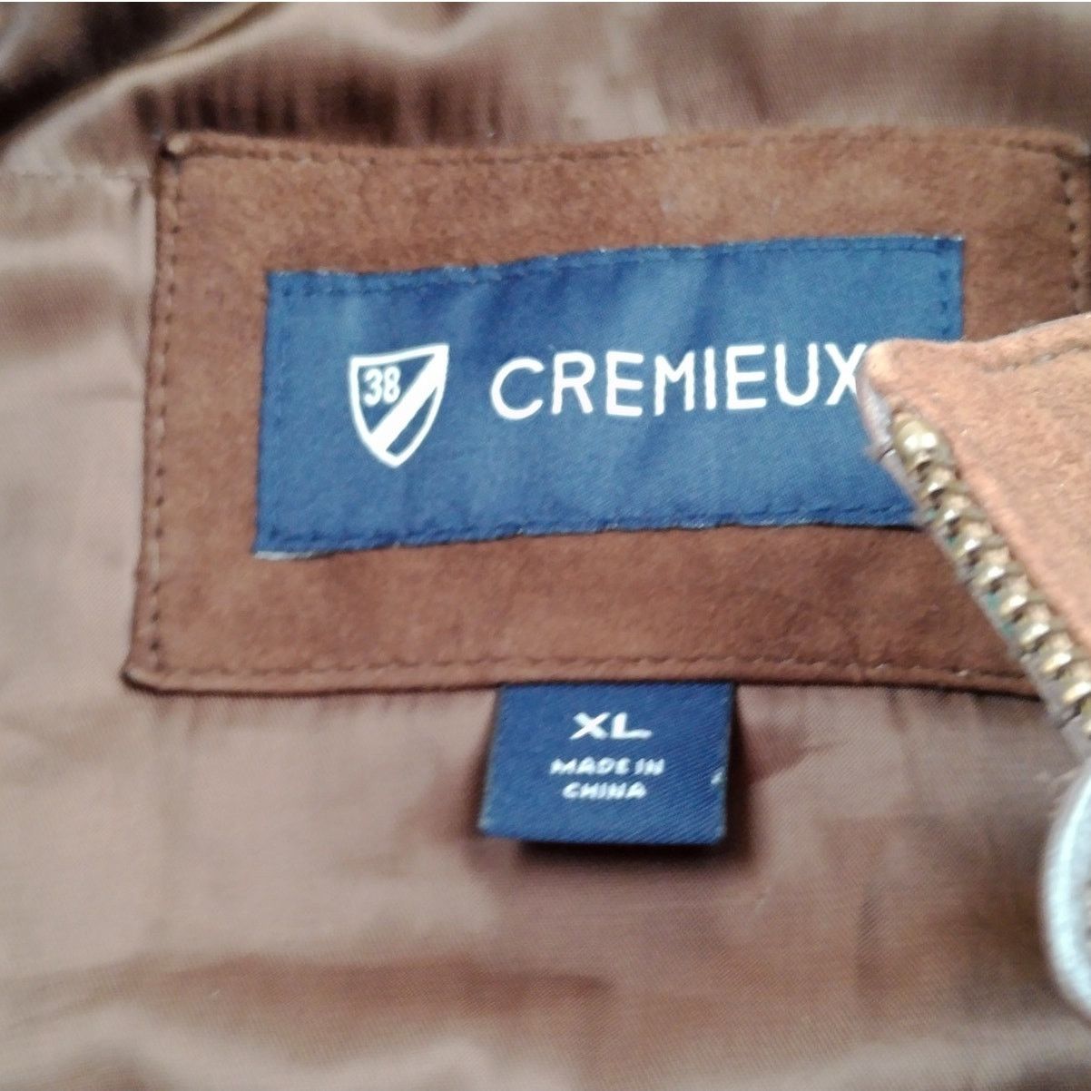 Cremieux Cremieux Leather Suede Quilted 10 Pkt Hunting Vest Gun Patch Size US XL / EU 56 / 4 - 5 Thumbnail