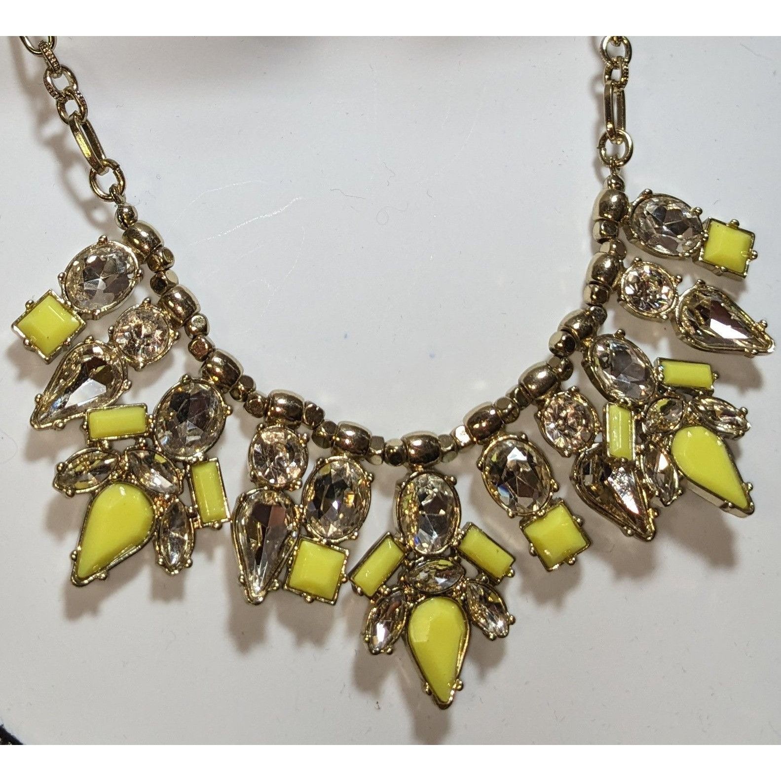 Other Perry Street Rocksbox Gold-Tone Necklace With Yellow & Clear Size ONE SIZE - 6 Thumbnail