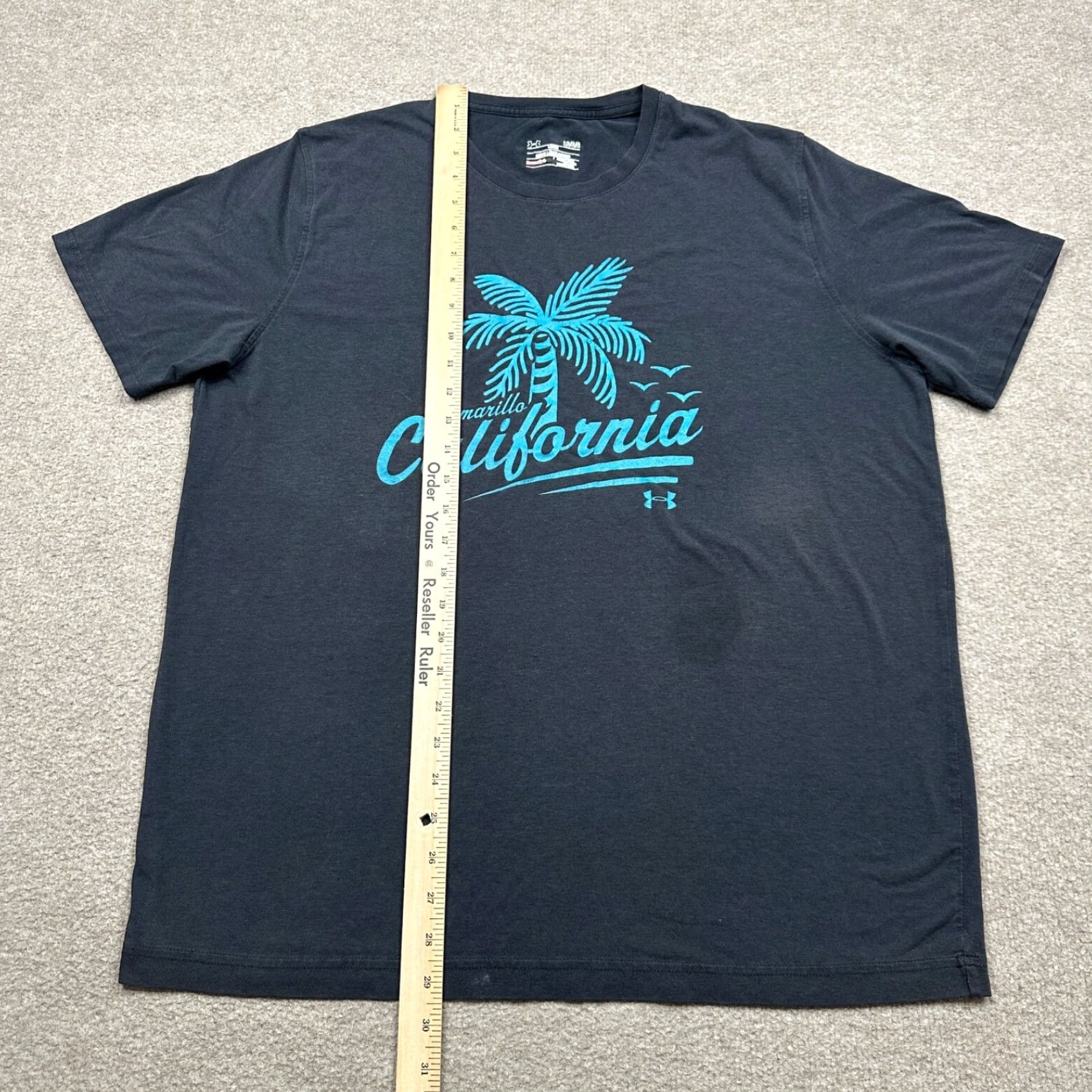 Under Armour Under Armour Shirt Mens Blue L Short Sleeve California Logo Performance UA Size US L / EU 52-54 / 3 - 5 Thumbnail