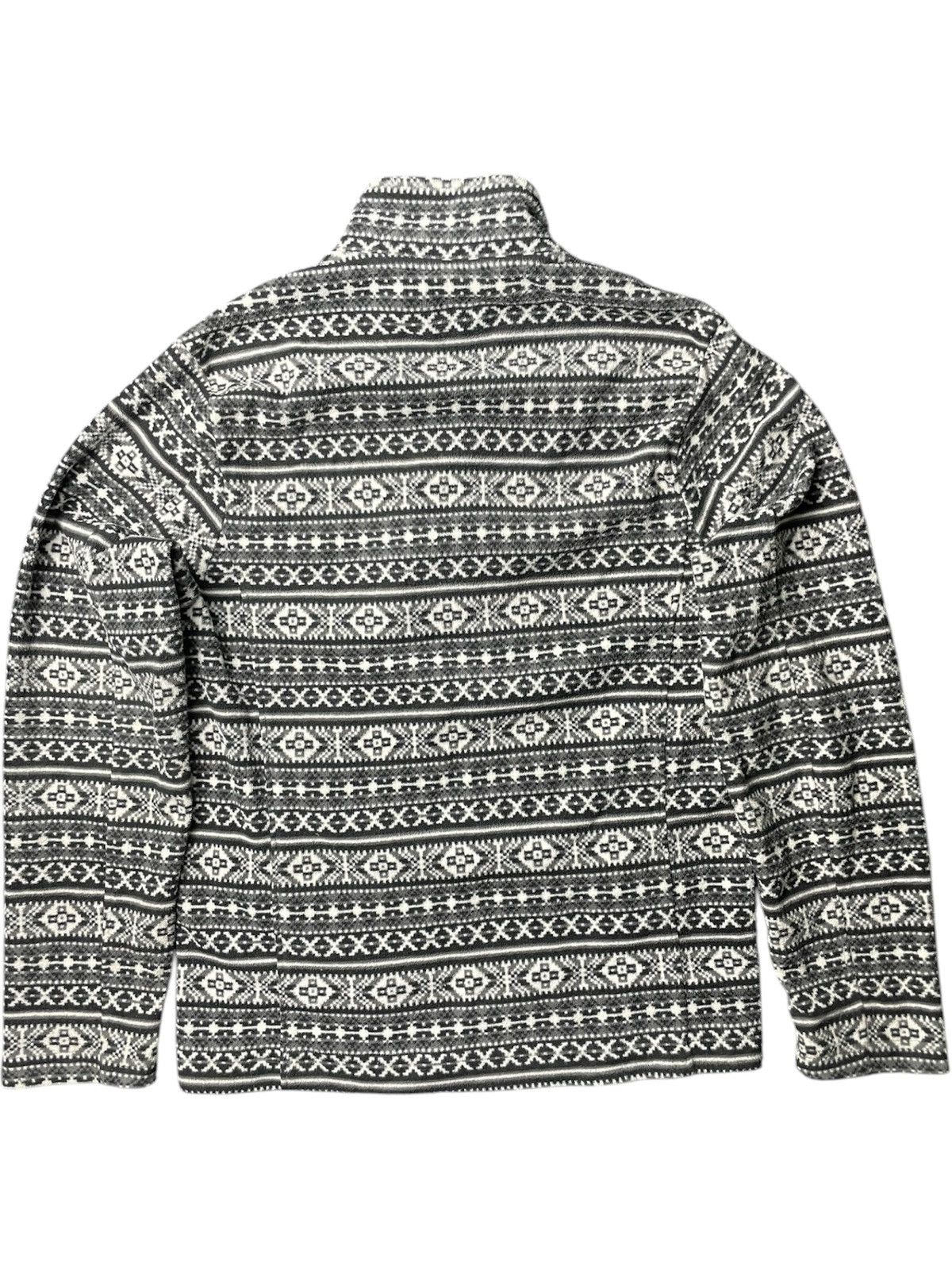 If Six Was Nine × Japanese Brand 🚀Topvalu Japanese Neck Nordic Pattern Fleece Jacket Size US M / EU 48-50 / 2 - 2 Thumbnail