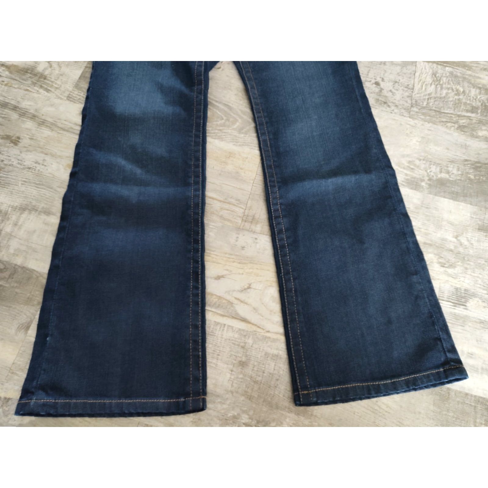 Harley Davidson VINTAGE Harley-Davidson Women’s Jeans Size 14 Boot Cut Denim Biker Pants Leather Details Size 36" / US 14 / IT 50 - 6 Thumbnail