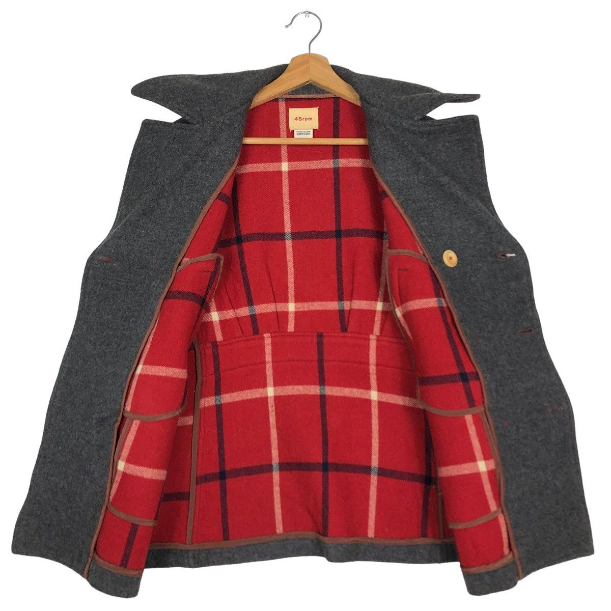 45rpm 🔥Rare Double Collar Wool Duffle Jacket 45RPM Japan Made Size US M / EU 48-50 / 2 - 11 Thumbnail