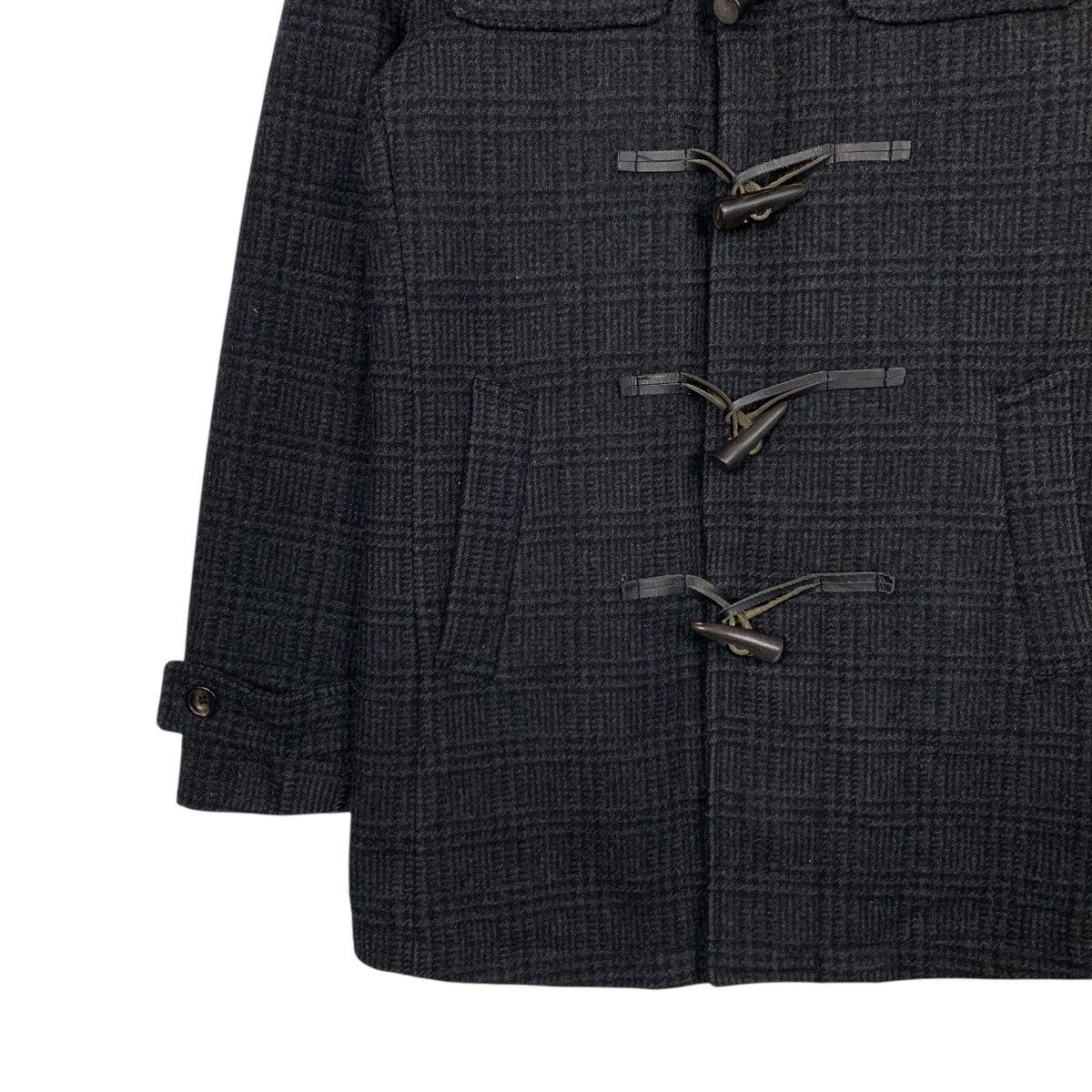 Schlussel SCHLUSSEL Checked Wool Duffle Coat Jacket #2439-C109 Size US S / EU 44-46 / 1 - 3 Thumbnail