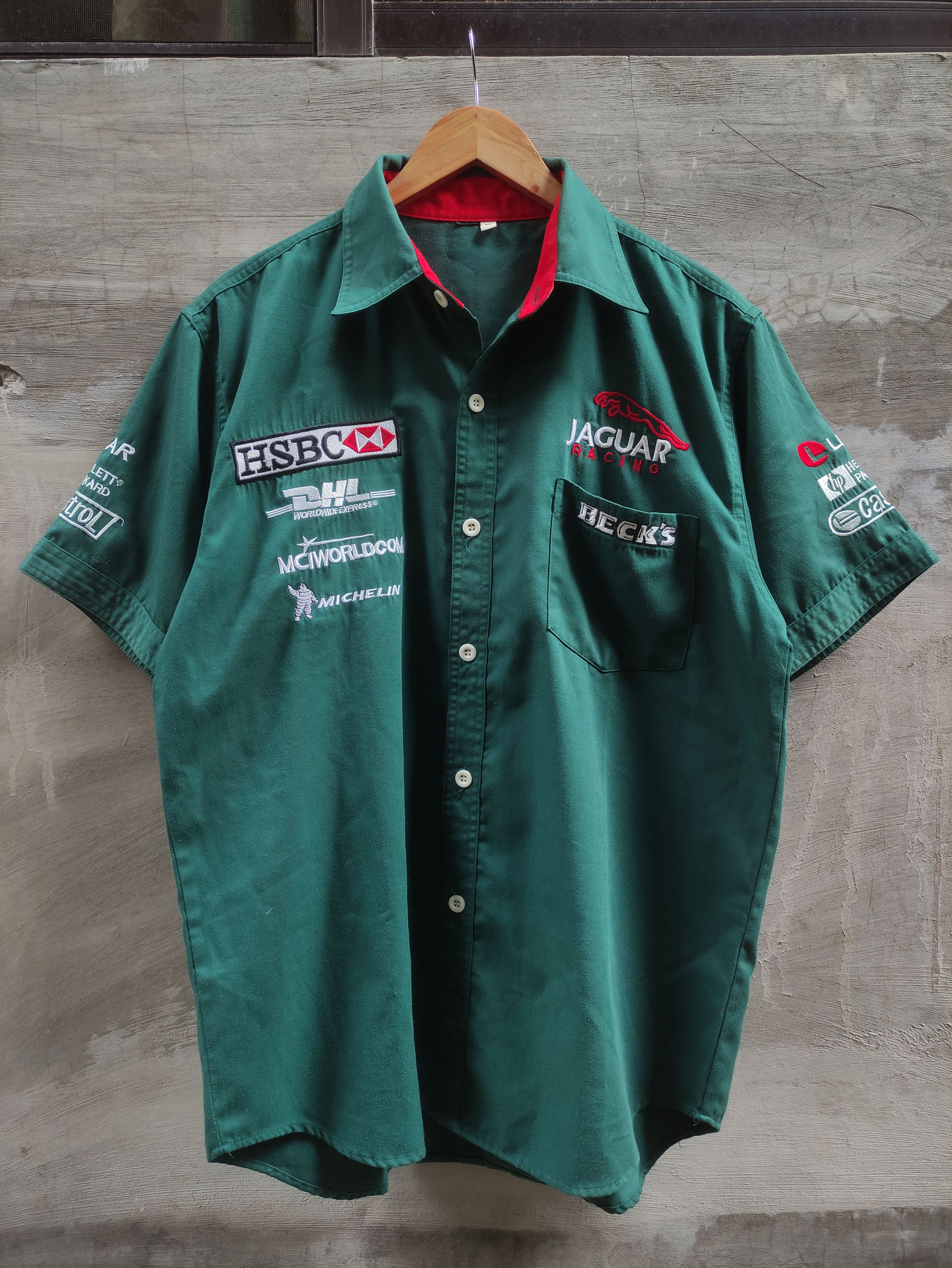 Vintage Vintage Jaguar F1 Racing Polo Size US L / EU 52-54 / 3 - 1 Thumbnail