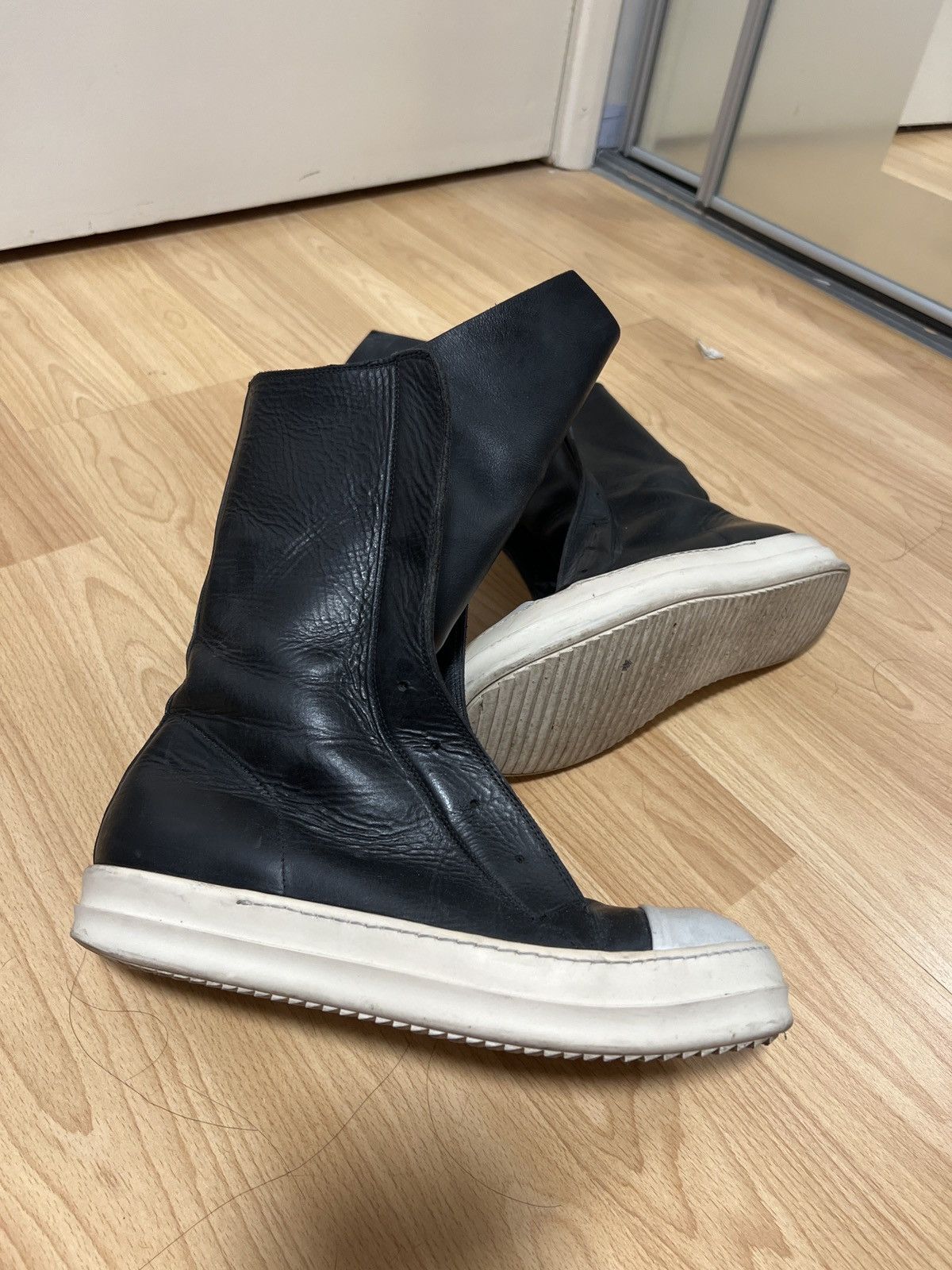Rick Owens Rick owens laceless ramones Size US 8 / EU 41 - 1 Thumbnail