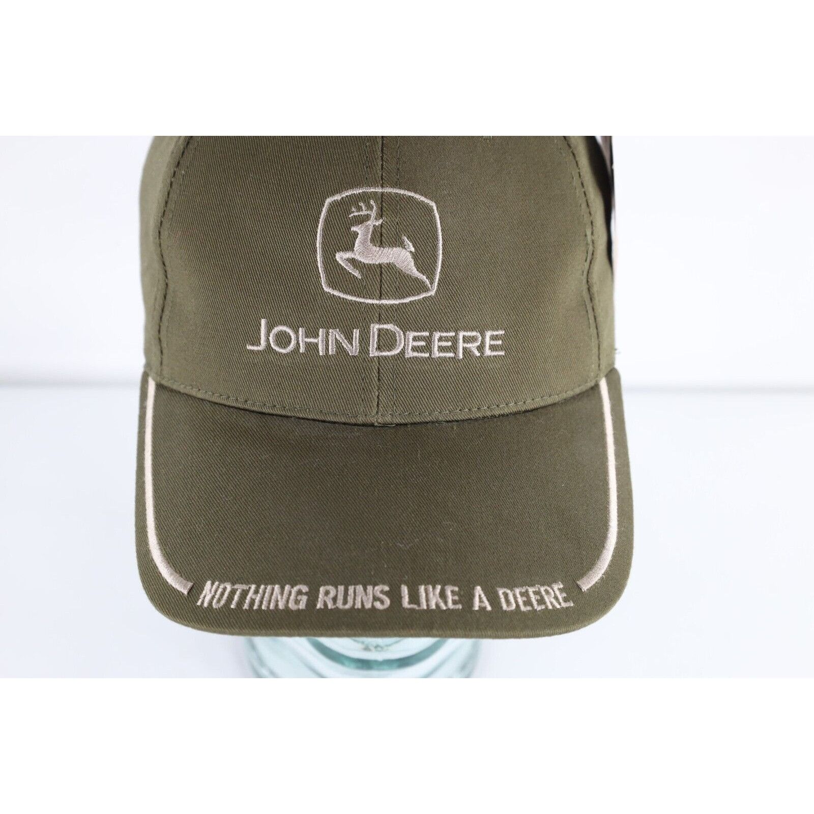 John Deere × Vintage Deadstock Vintage John Deere Tractors Spell Out Snapback Hat Size ONE SIZE - 2 Thumbnail