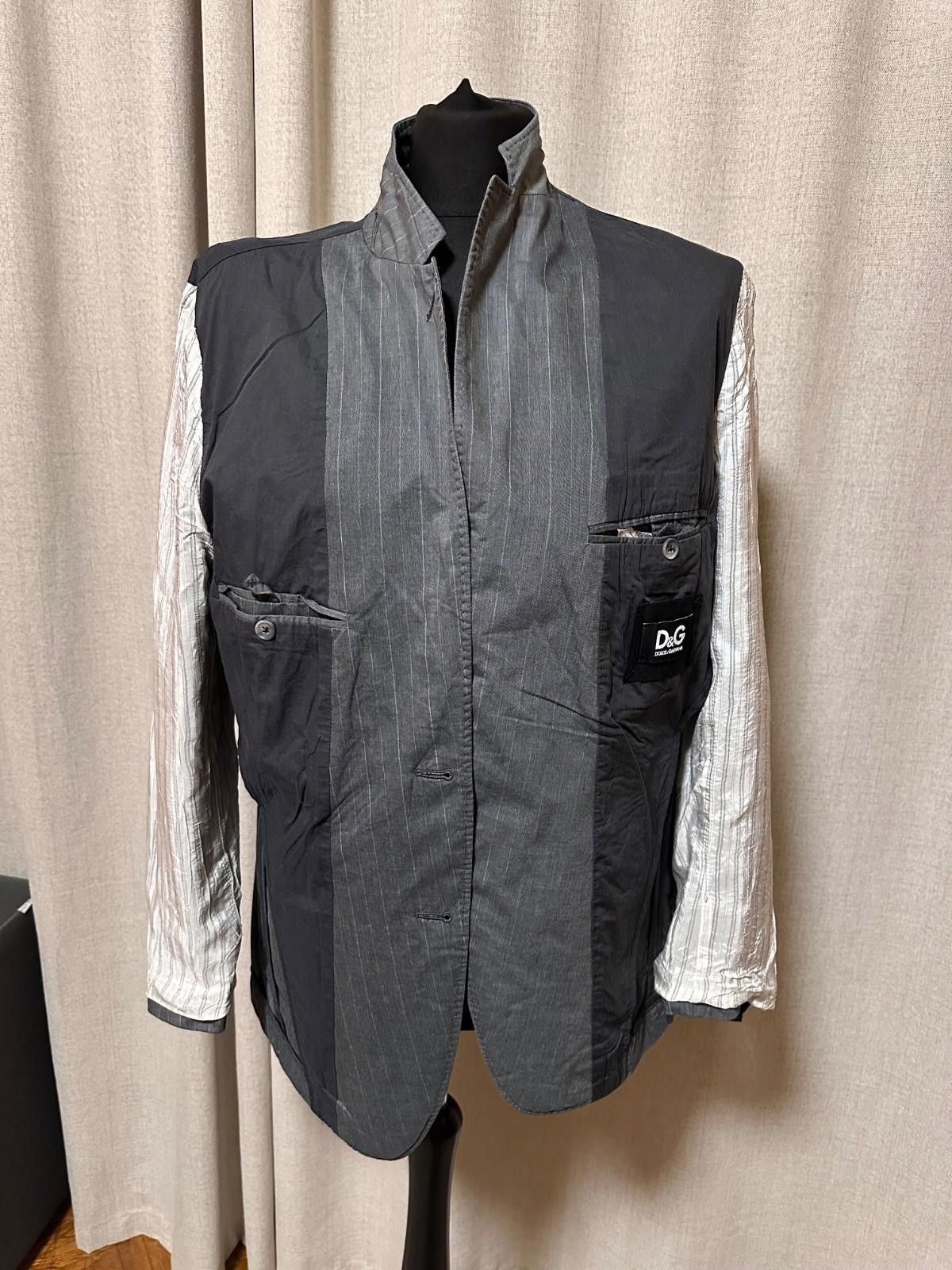 Dolce & Gabbana Dolce & Gabbana Blazer Stripe Jacket Size 54 Size 54R - 6 Thumbnail