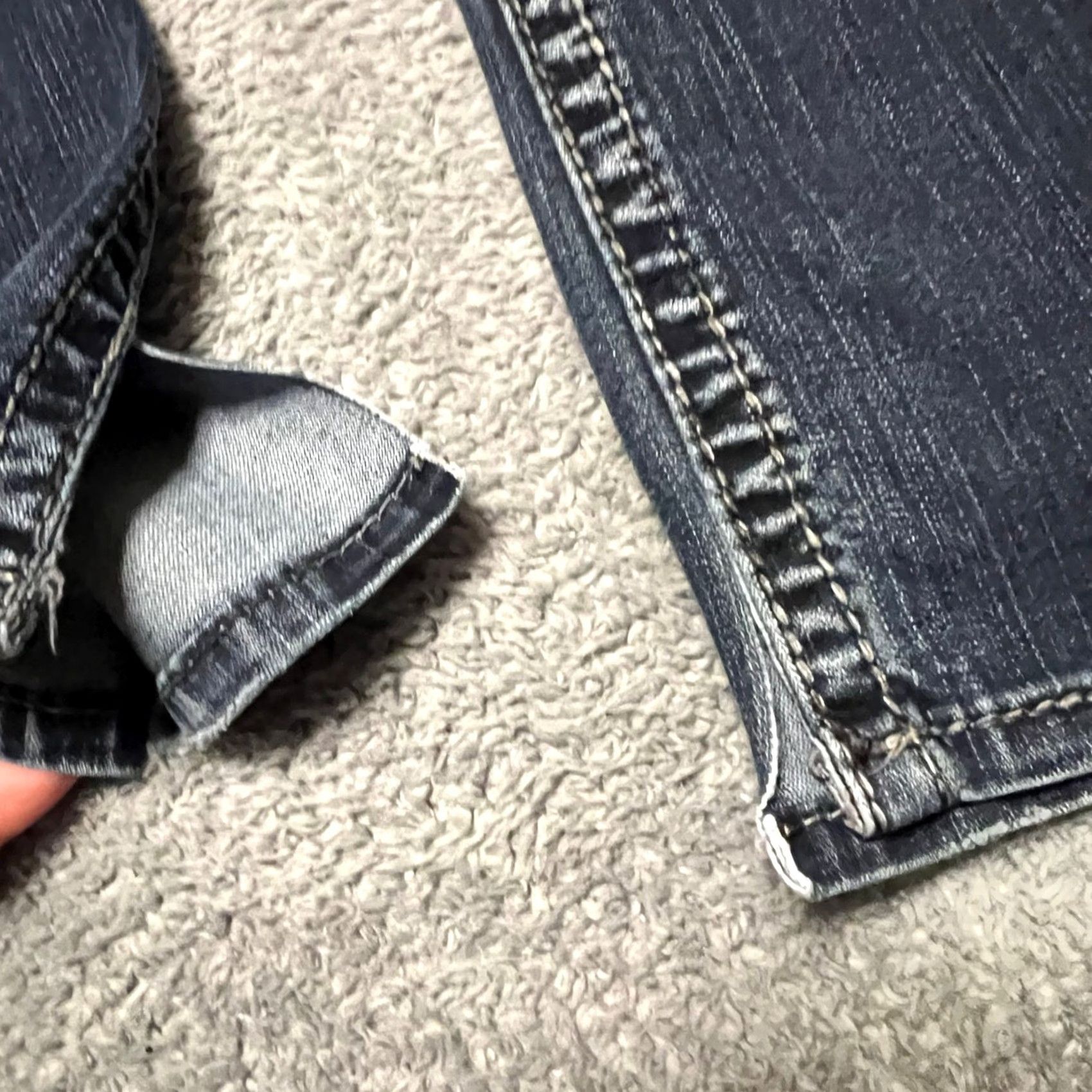 Silver Jeans Co. Silver Jeans Womens 29 x 32 Suki Surplus Western Blue Denim Pants Bootcut Womens Medium? Size 29" - 3 Thumbnail