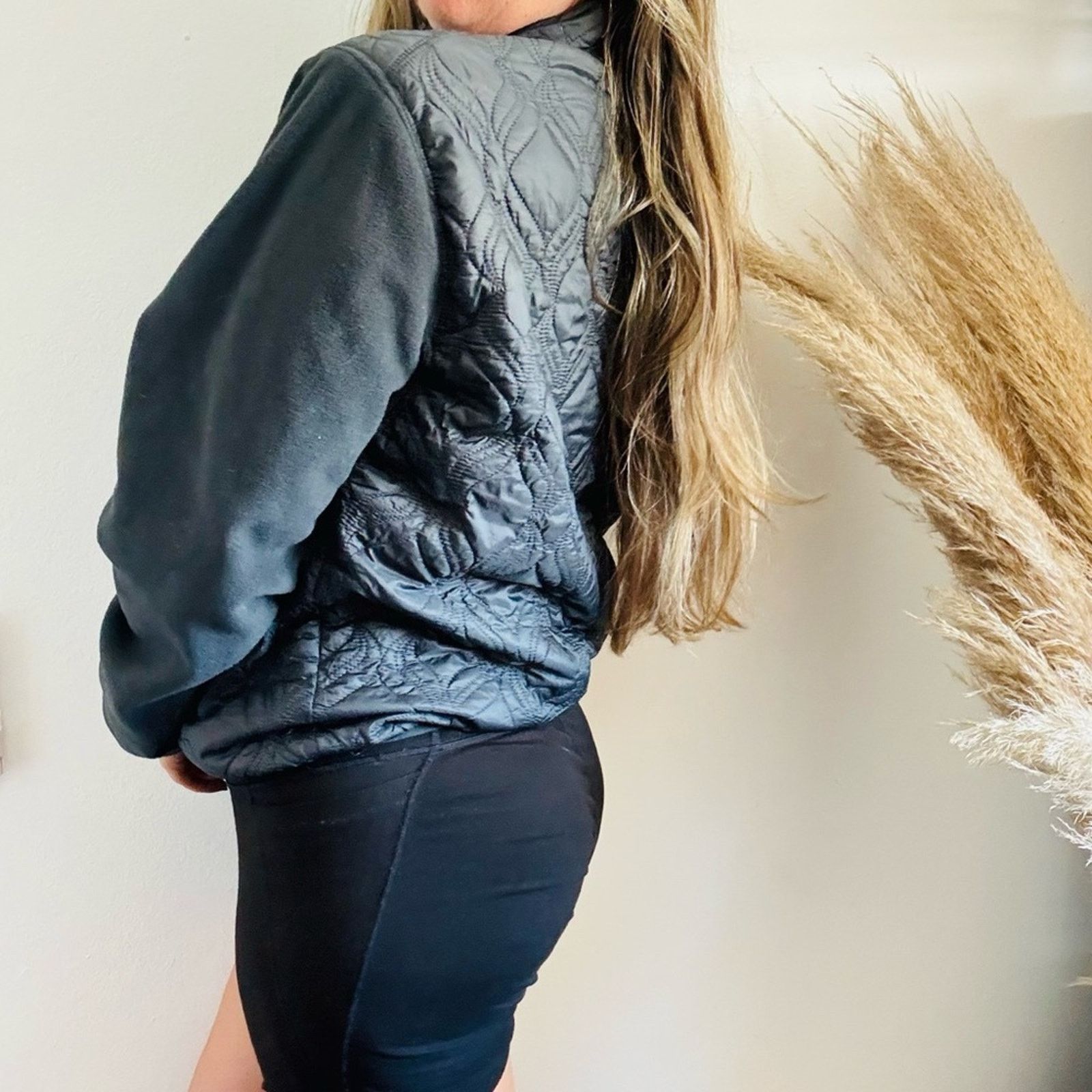 Fabletics FABLETICS Loft Jacket Quilted Zip Nylon Pullover Gym Sweater Size S / US 4 / IT 40 - 4 Thumbnail