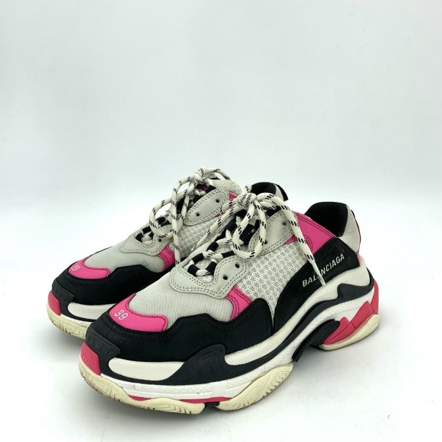 Balenciaga Triple S Mesh Lace-Up Sneakers