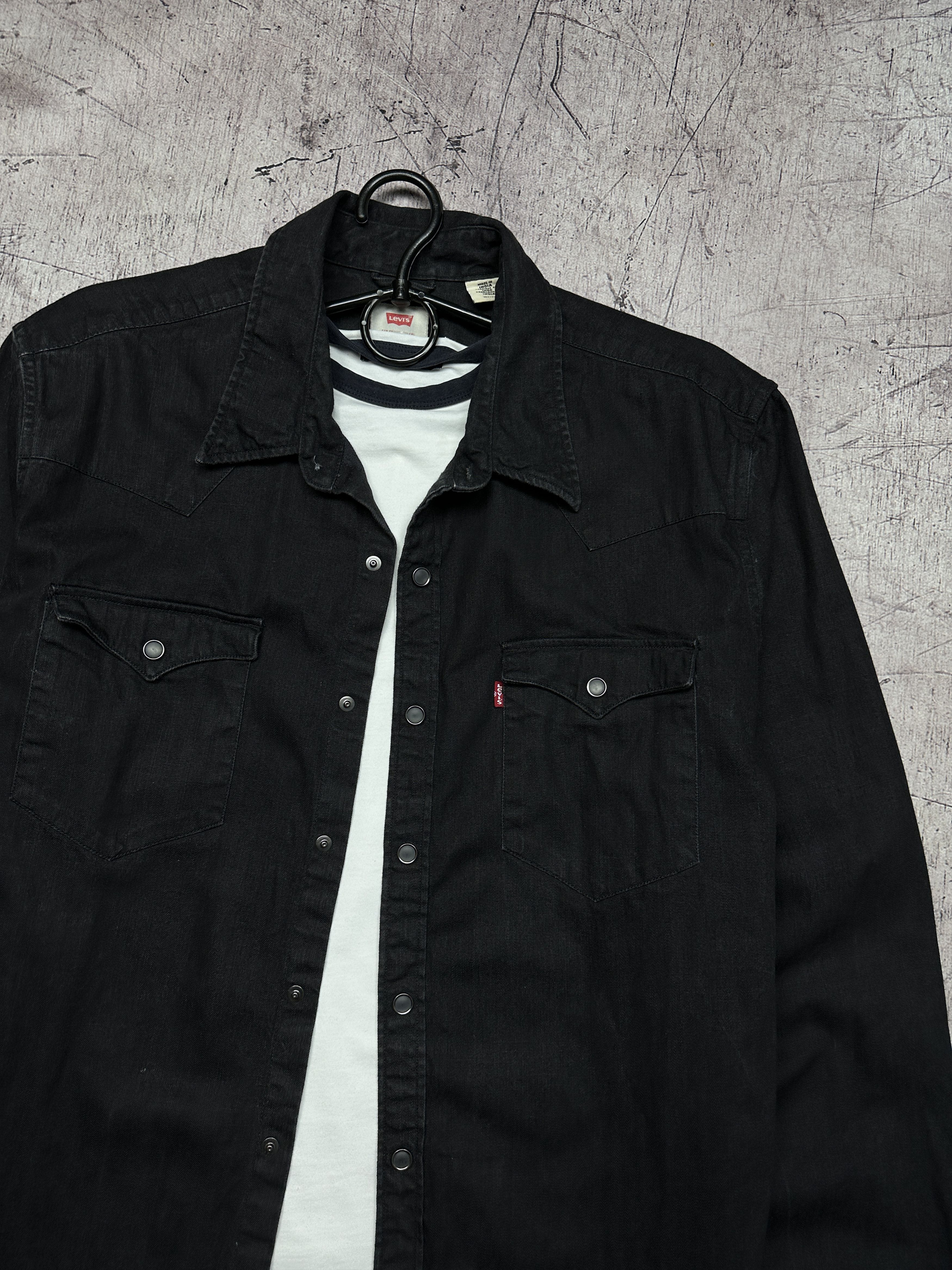 Levi's Levi's Vintage Mens Denim Shirt Size US XL / EU 56 / 4 - 2 Thumbnail