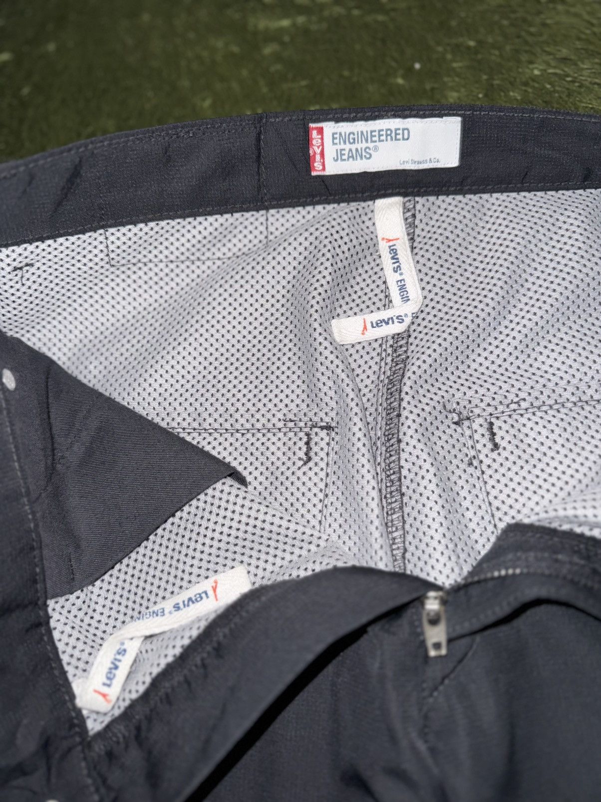 Levi's [32] Levi’s Japan Engineered Jeans Poly Work Pants Black Size US 32 / EU 48 - 6 Thumbnail