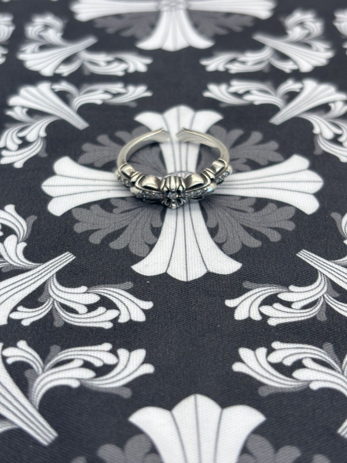 Chrome Hearts Chrome hearts diamond baby double floral ring Size ONE SIZE - 1 Thumbnail
