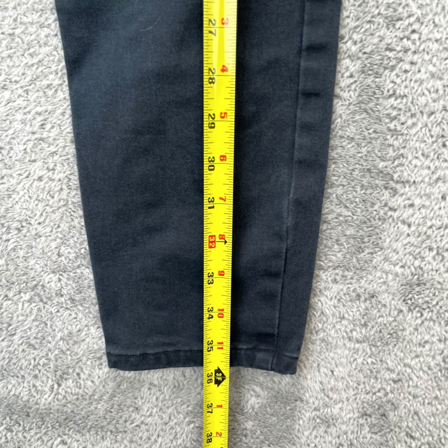 Banana Republic Banana Republic Jeans Womens 6 Gray Tapered Denim Cotton Stretch Dark Wash 5-Pocket Design Waist 30 in Inseam 26 in Regular Size 28" / US 6 / IT 42 - 6 Thumbnail