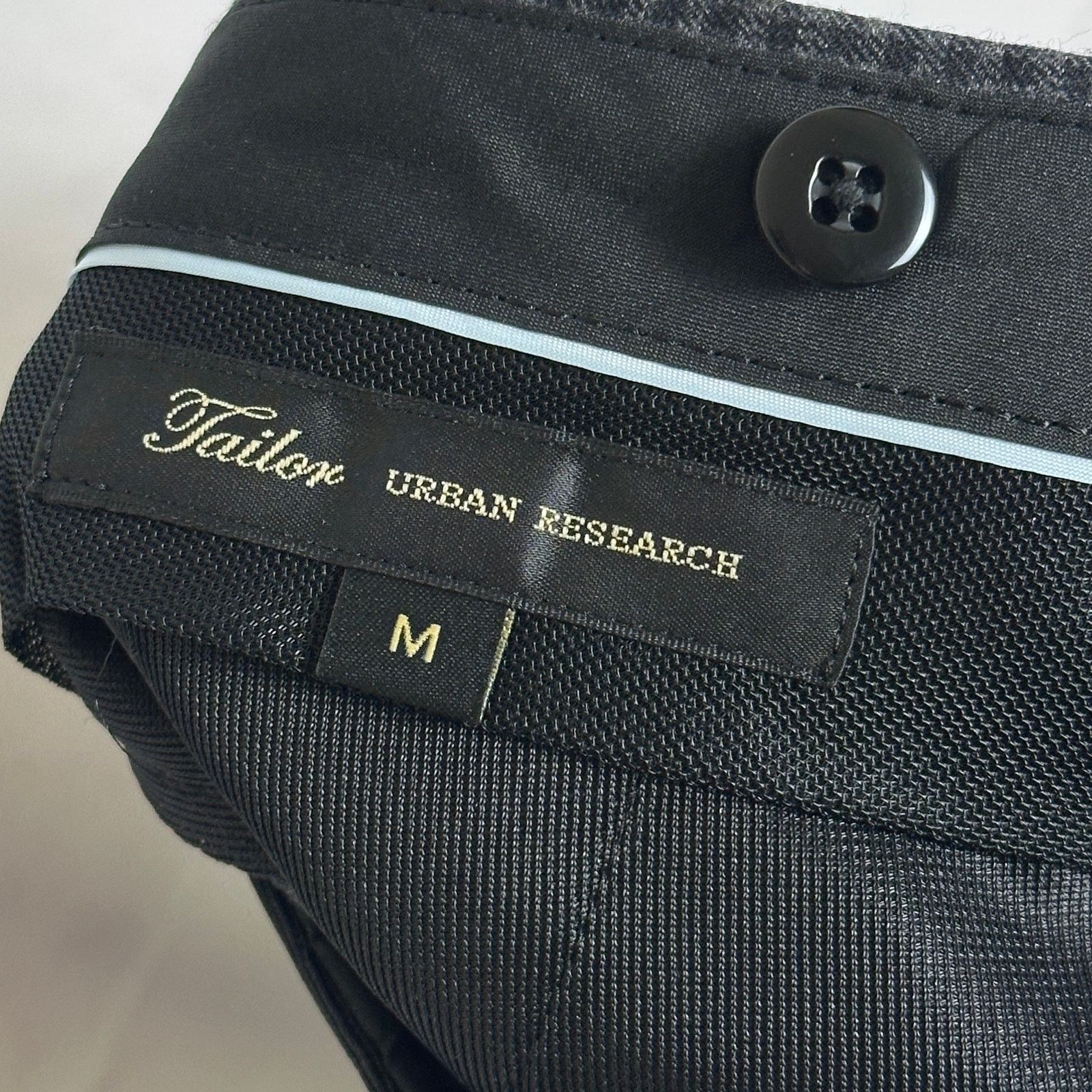 URBAN RESEARCH DOORS Tailor Combatwool Black Pants Size US 30 / EU 46 - 7 Thumbnail