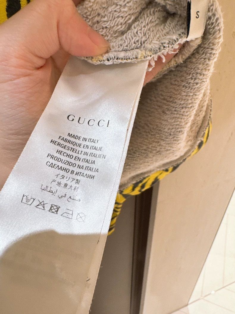 Gucci Gucci Tiger pattern big logo sweatshirt 2504-Nextarrow Size US S / EU 44-46 / 1 - 7 Thumbnail