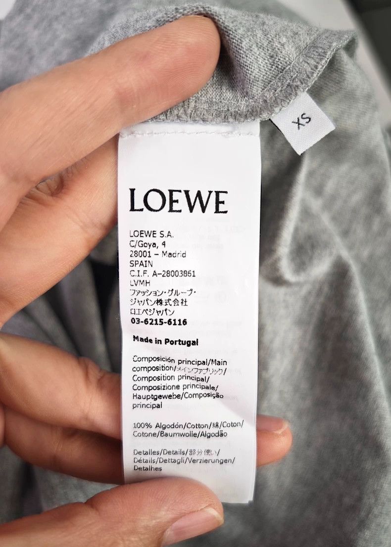 Loewe LOEWE Small coal ball printed short sleeve T-shirt Size XS / US 0-2 / IT 36-38 - 4 Thumbnail