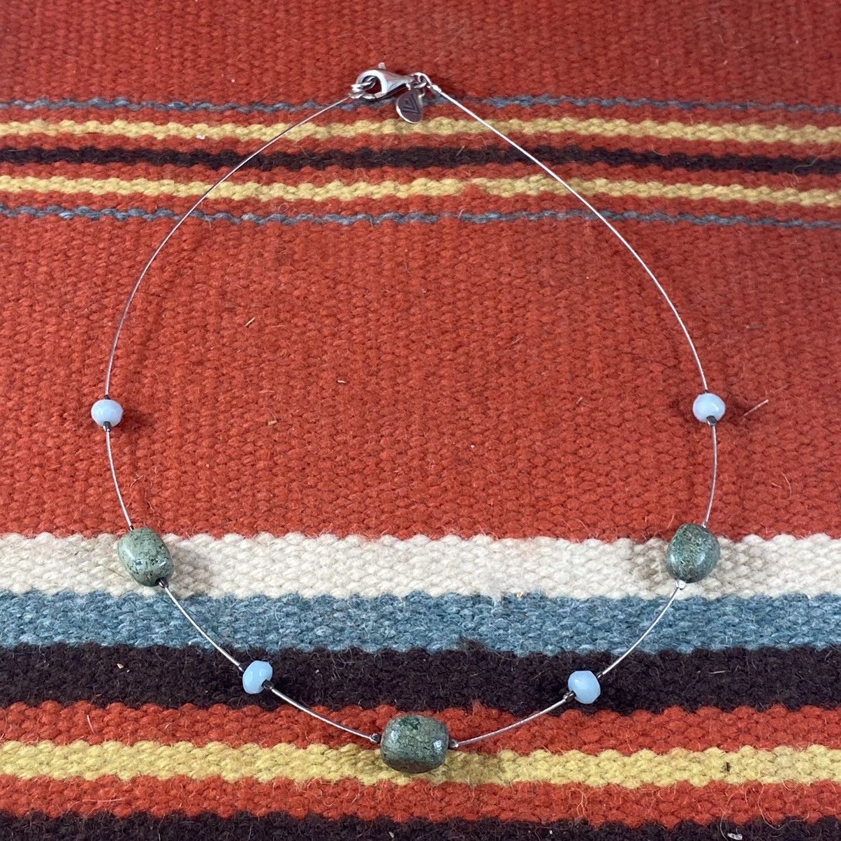 Kapital × Vintage Vtg Silpada Sterling Silver Turquoise Wire Beaded Necklace Size ONE SIZE - 2 Thumbnail