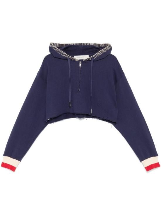 Golden Goose GOLDEN GOOSE Women Hoodies GWP01225 P00163650878 Blue Size L / US 10 / IT 46 - 1 Thumbnail