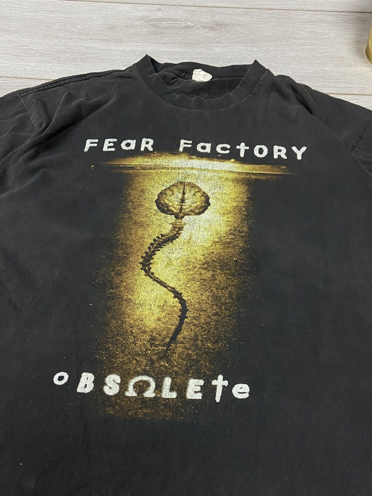 Band Tees Vintage Fear Factory obsolete 1998 tshirt distressed Size US L / EU 52-54 / 3 - 4 Thumbnail
