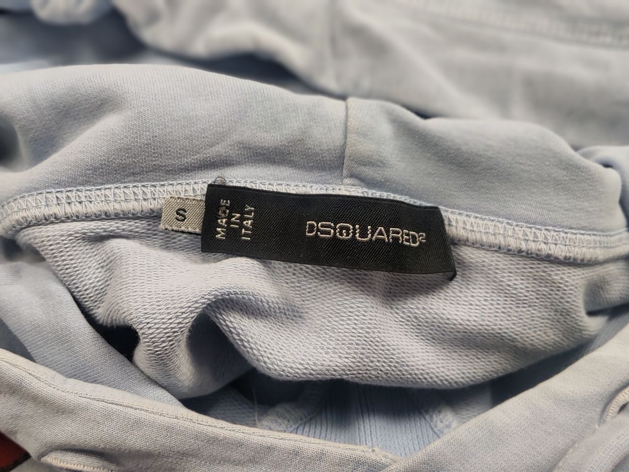 Dsquared2 Vintage 90's Dsquared authentic Logo Light Blue hoodie Size US S / EU 44-46 / 1 - 12 Thumbnail