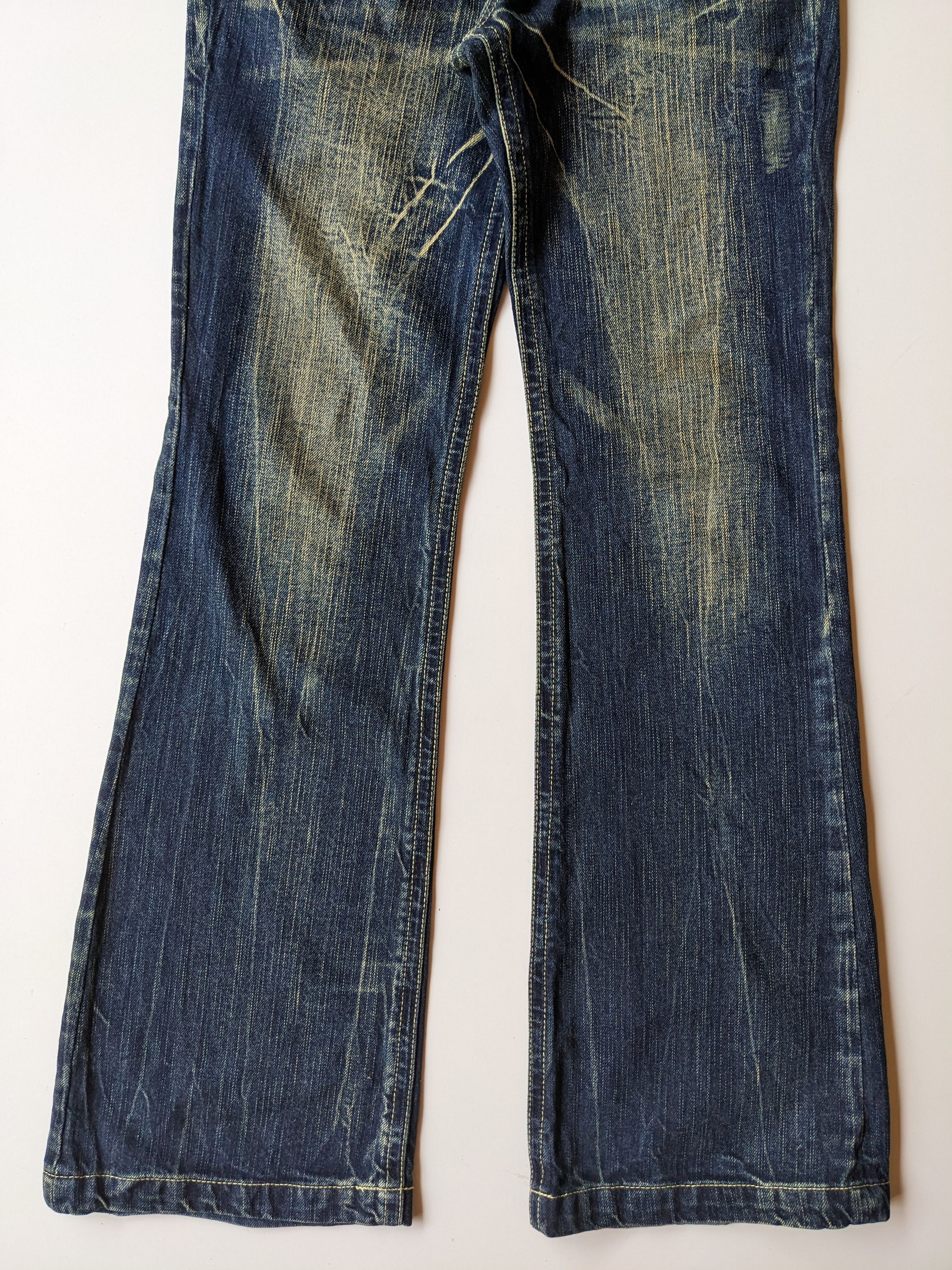 Japanese Brand Blow By Blue Flare blue to faded jeans Size US 29 - 5 Thumbnail