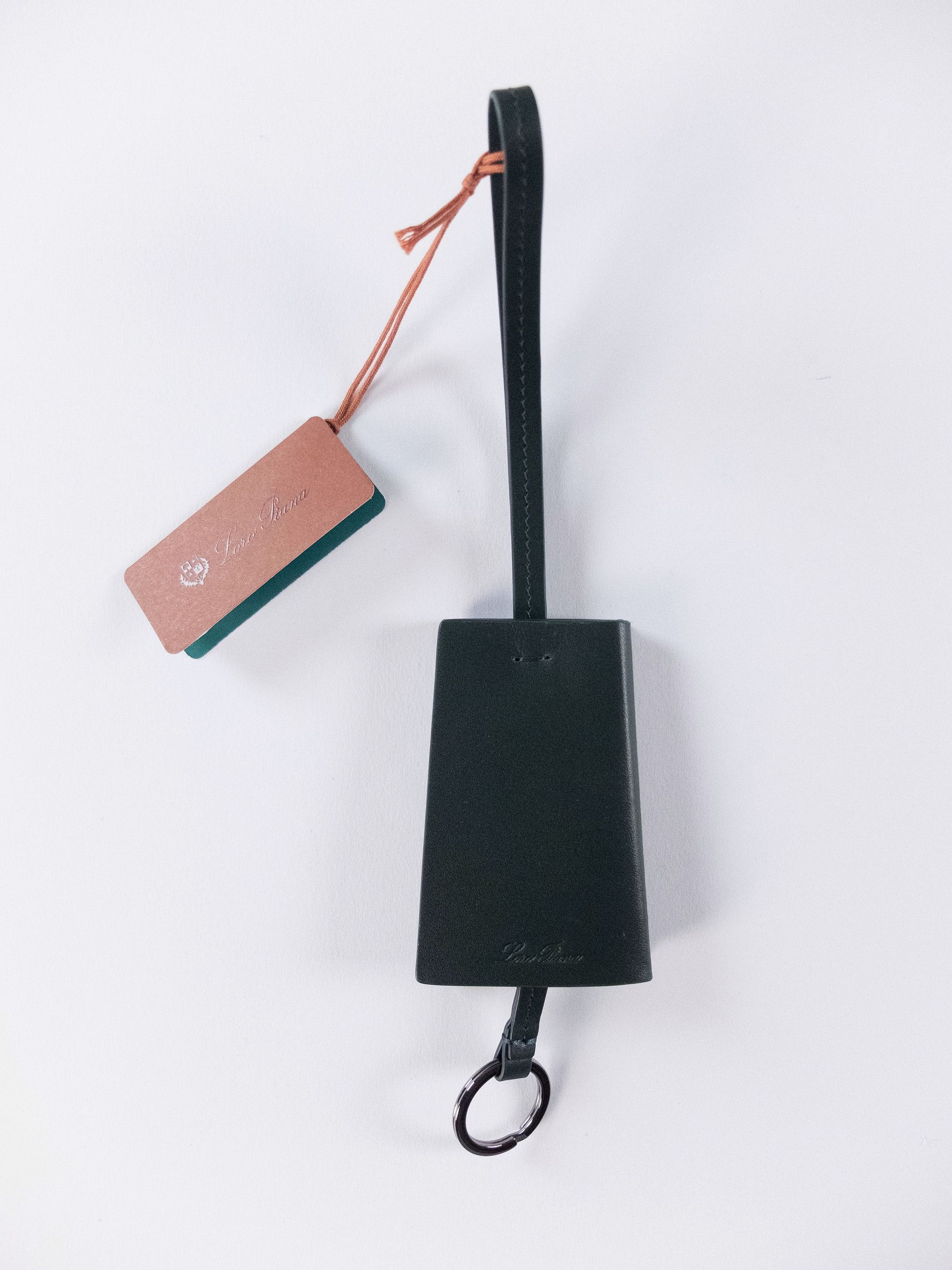 Loro Piana LORO PIANA dark green leather concealed tassel keyring Size ONE SIZE - 1 Thumbnail