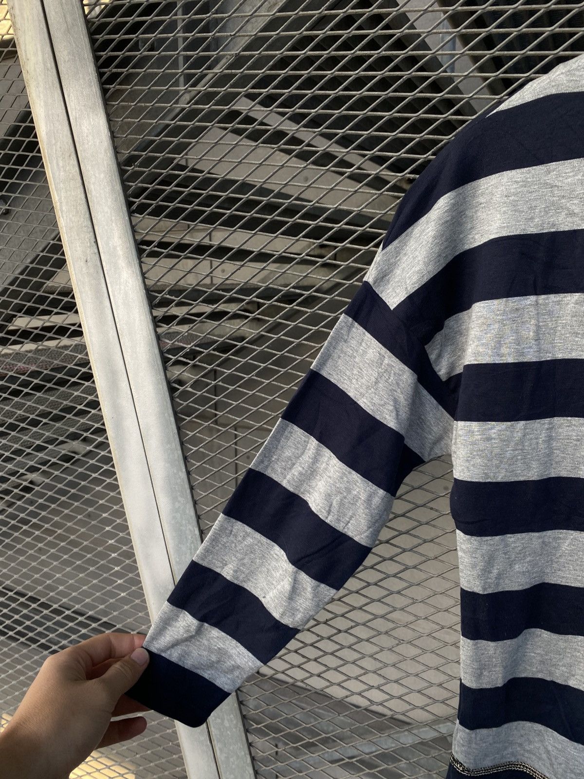 Nano Universe Stripe Y2K Longsleeve