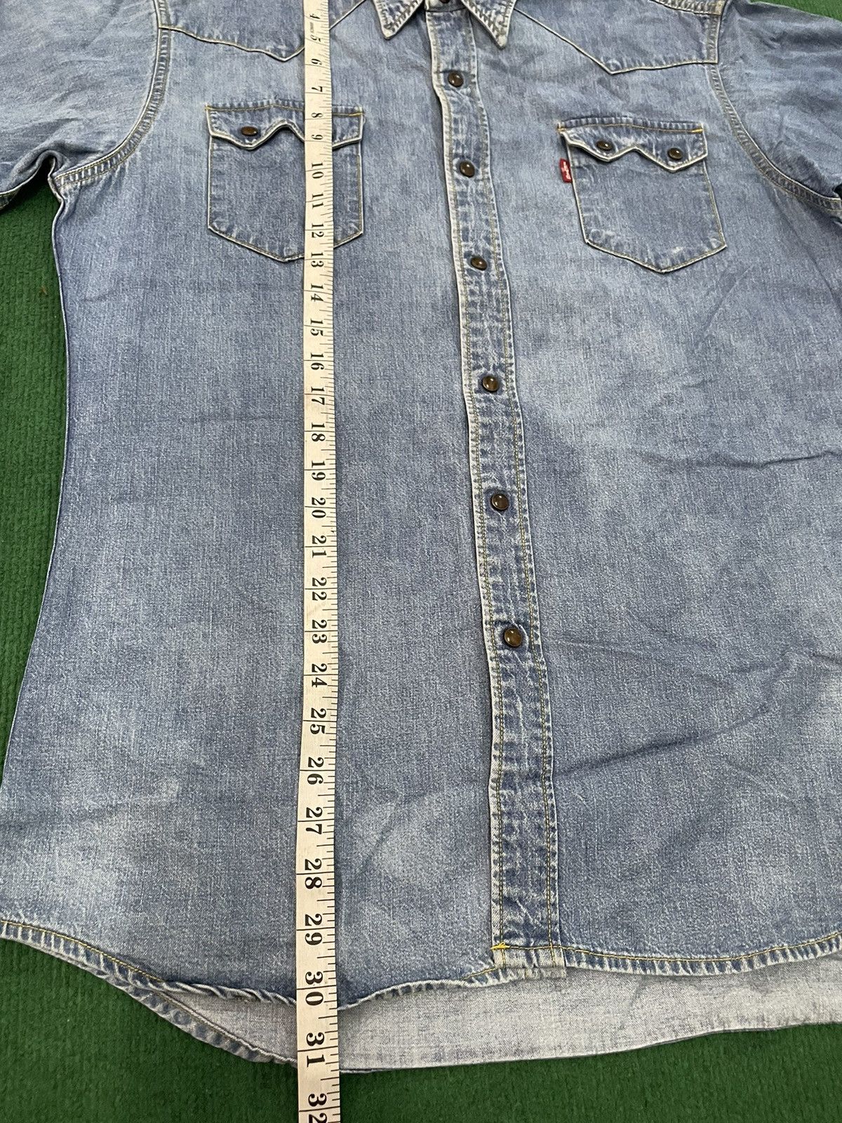 Levi's Vintage Levis Western Selvage Shirt 90s Size US M / EU 48-50 / 2 - 9 Thumbnail