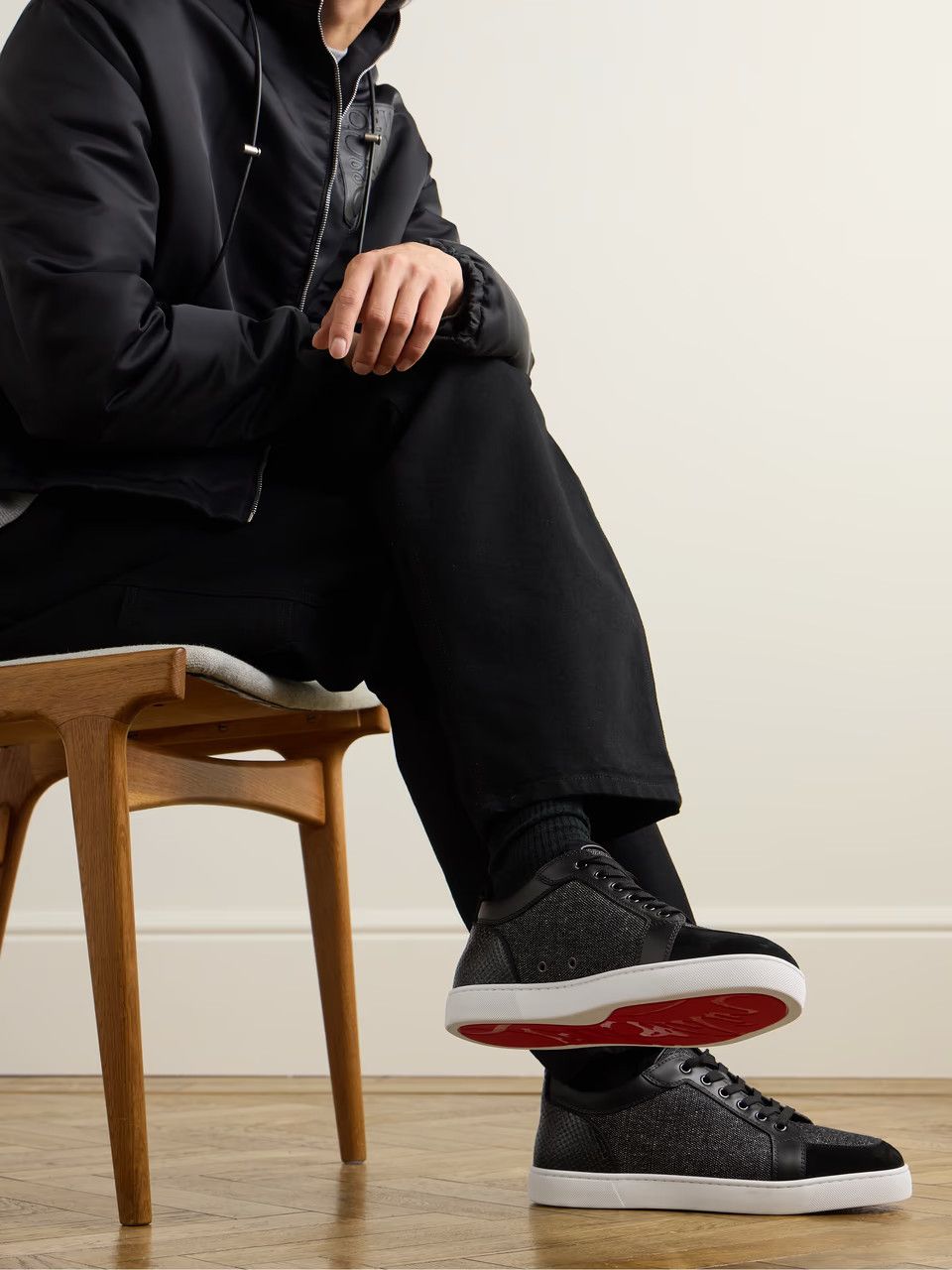 Christian Louboutin oc11z0925 Sneakers in Black Size US 8.5 / EU 41-42 - 3 Thumbnail