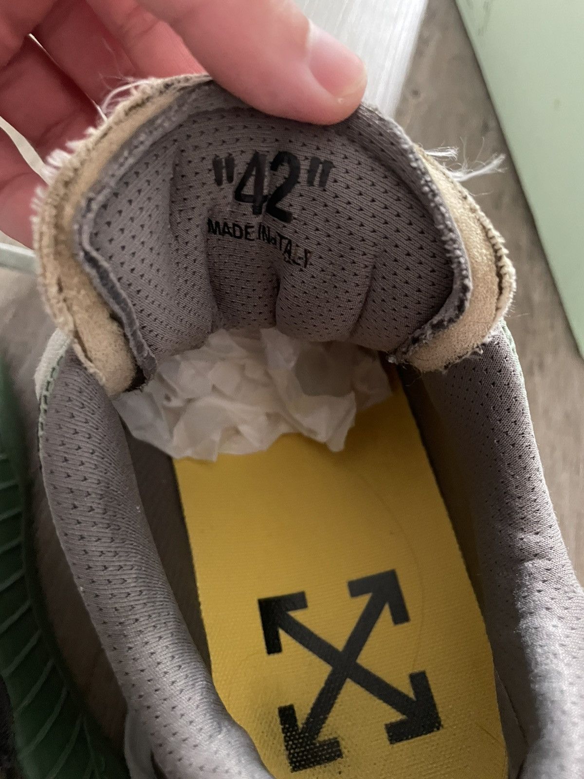 Off-White Off white odsy 1000 green Size US 9.5 / EU 42-43 - 7 Thumbnail