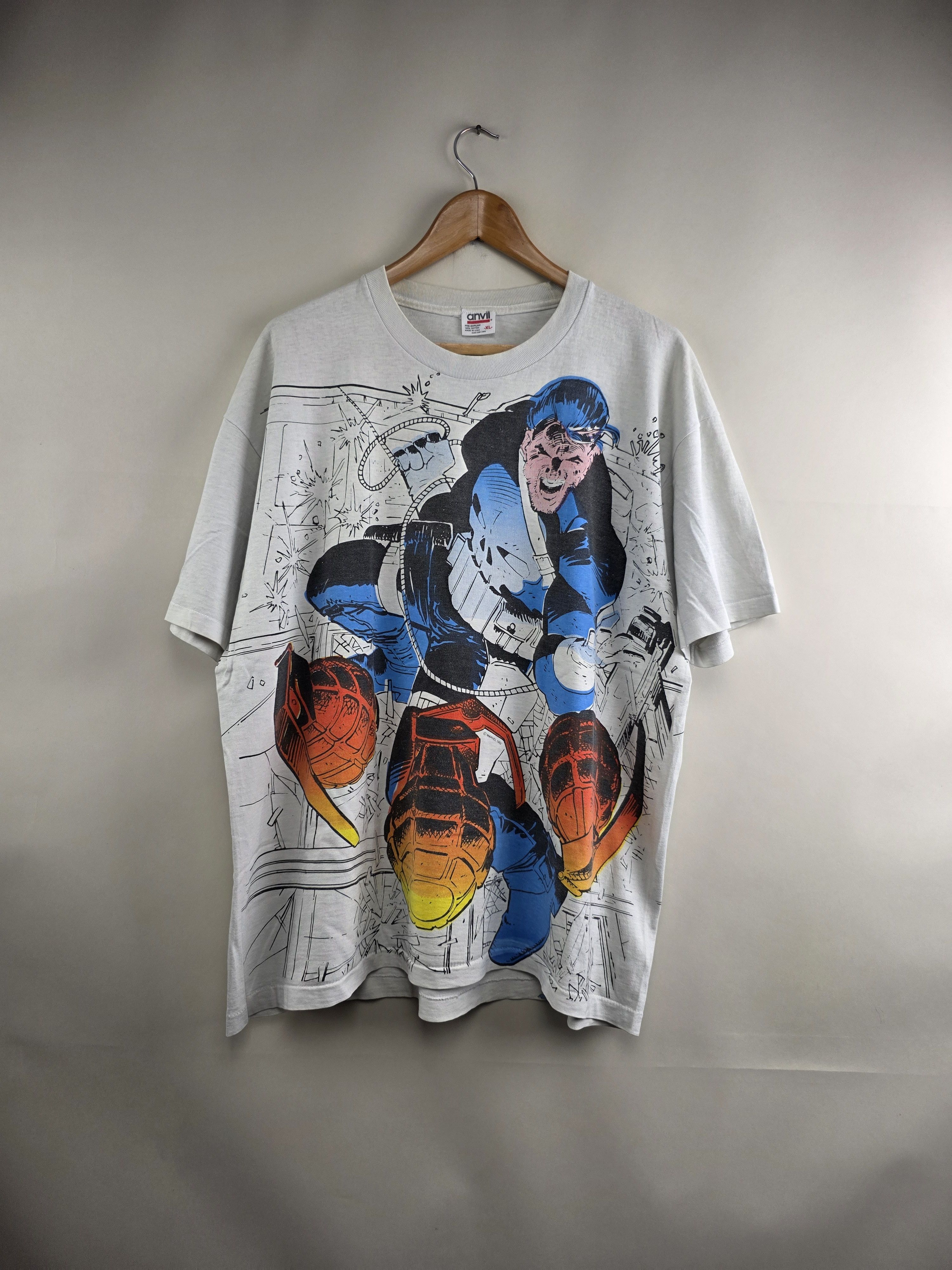 Marvel Comics 1992 Marvel Comics Punisher Megaprint XL 23.5" 29" Size US XL / EU 56 / 4 - 2 Thumbnail