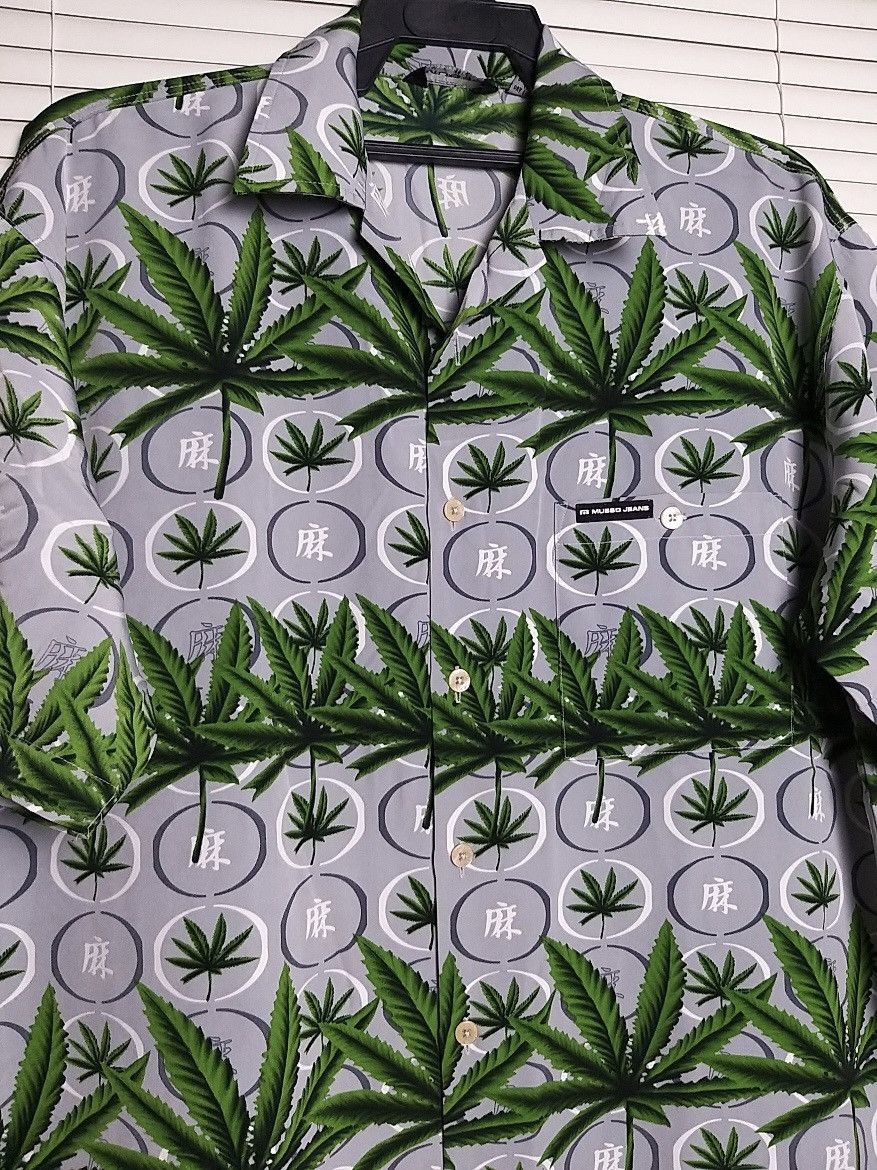 Japanese Brand MUSSO FULL PRINT HEMP GRAPHIC BUTTON UP HAWAII SHIRT Size US L / EU 52-54 / 3 - 5 Thumbnail