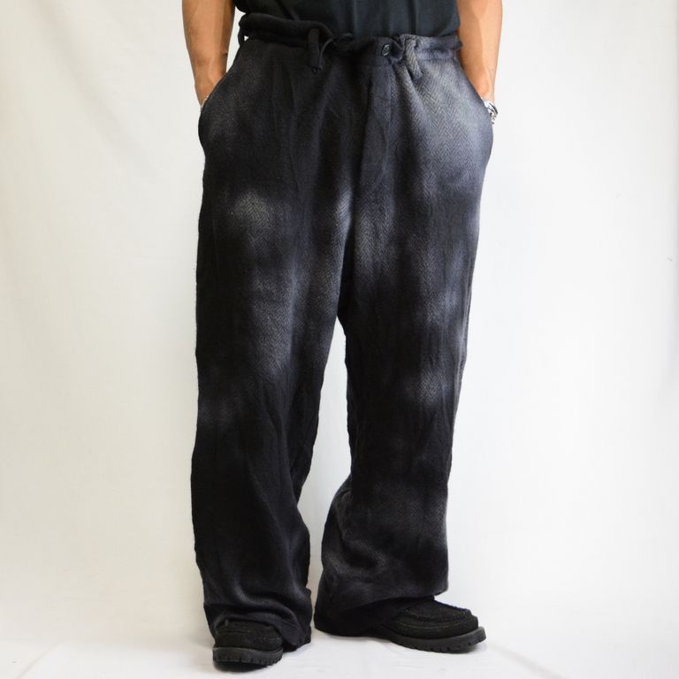 Yohji Yamamoto Yohji Yamamoto Pour Homme - Uneven Dyeing Wide Pants Size US 32 / EU 48 - 9 Thumbnail