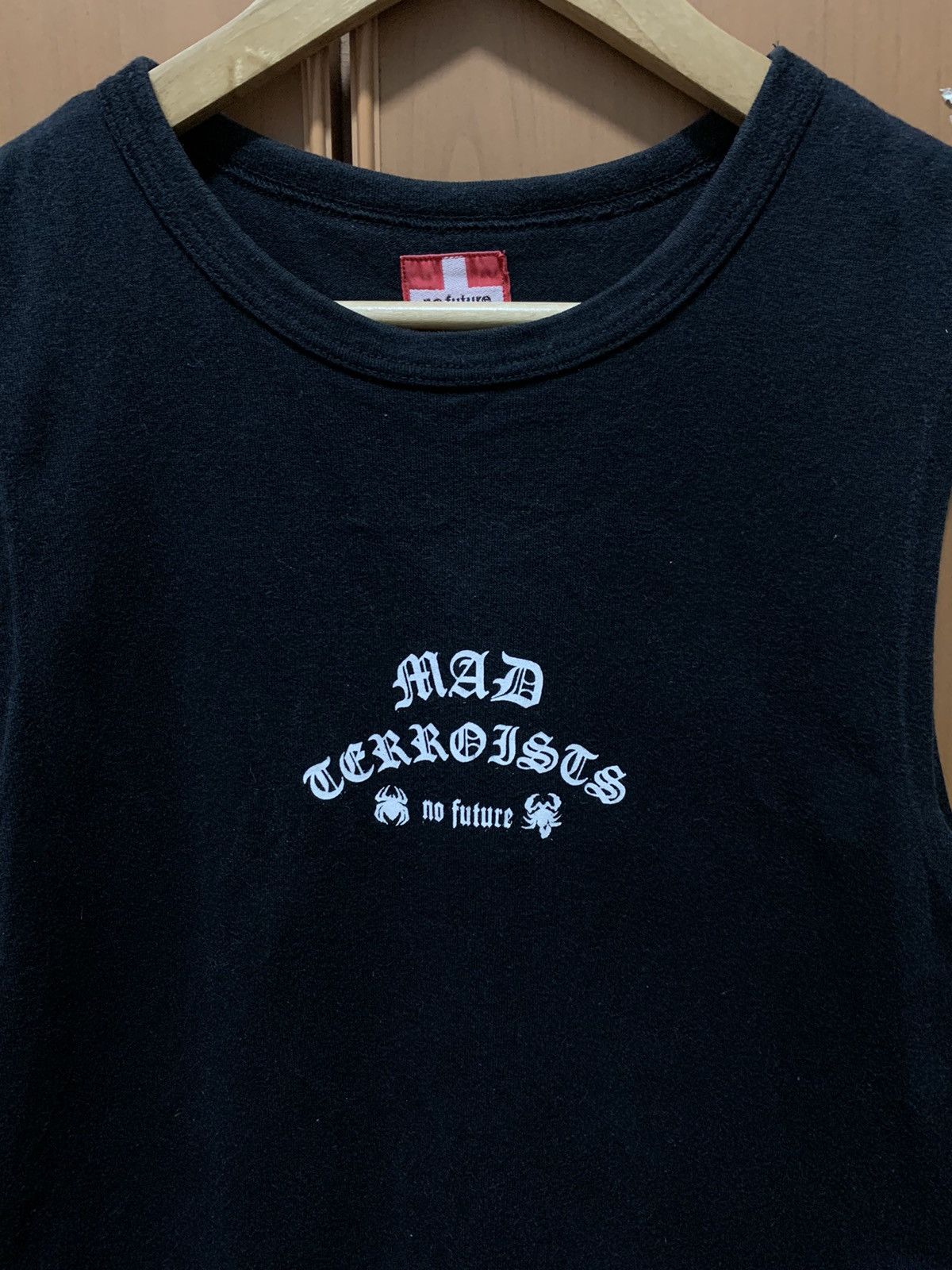 No Future 🔥🔥🔥Anarchy No Future Mad Terrorist Gothic Sleeveless Tees Size US M / EU 48-50 / 2 - 3 Thumbnail