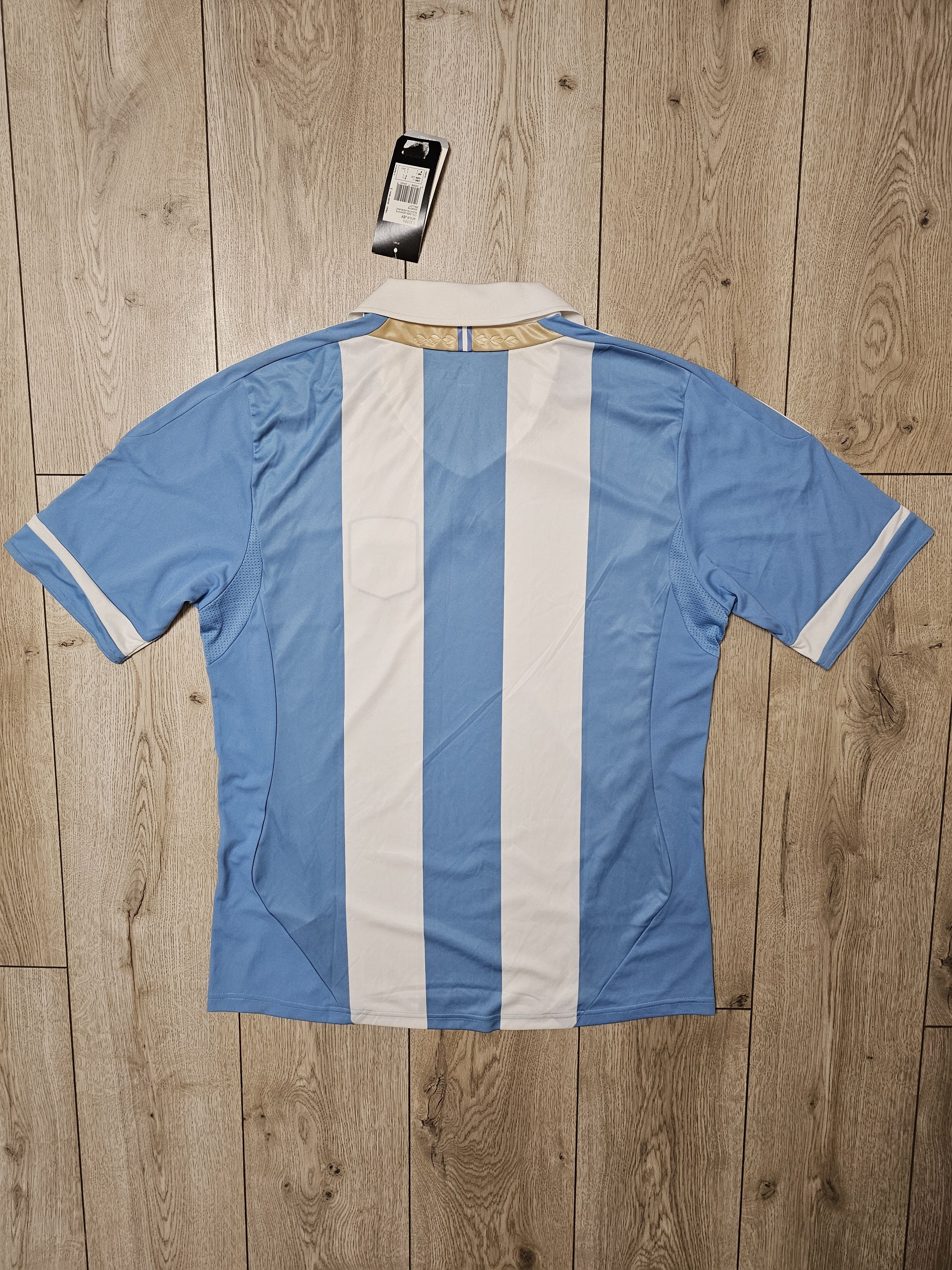 Adidas × Vintage ARGENTINA 2011 2013 HOME FOOTBALL SHIRT SOCCER JERSEY Size US L / EU 52-54 / 3 - 2 Thumbnail