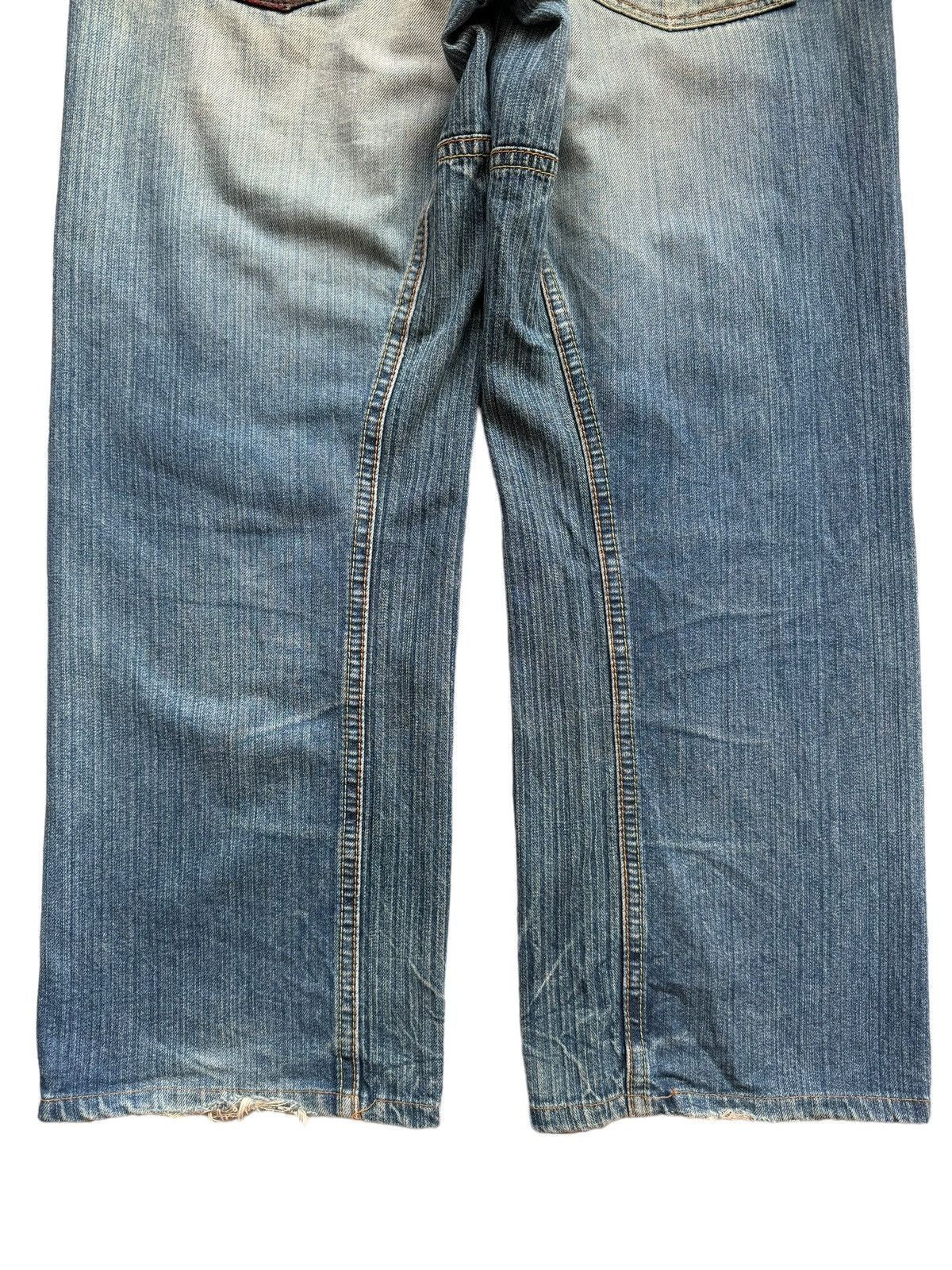 If Six Was Nine Vintage ETERNAL Baggy Denim Jeans Size US 35 - 15 Thumbnail