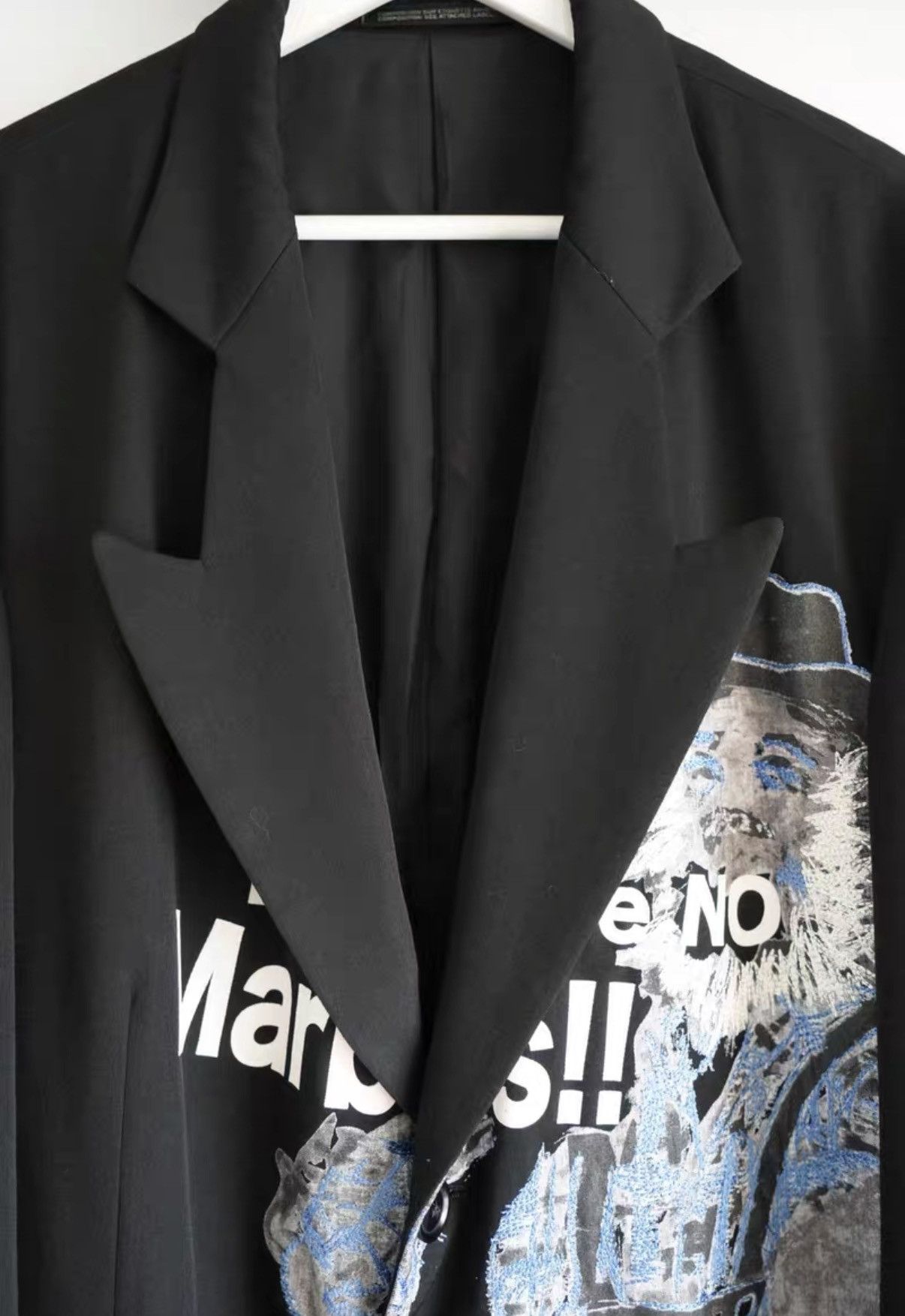 Yohji Yamamoto Yohji Yamamoto 17AW Worker Batik Embroidery Blazer K4 Size US L / EU 52-54 / 3 - 5 Thumbnail
