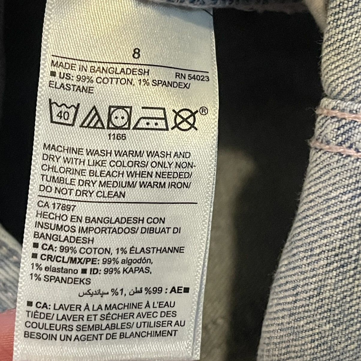 Old Navy Vintage Y2K Old Navy Womens Size 8 Blue Acid Wash Overalls Size 30" / US 8 / IT 44 - 4 Thumbnail