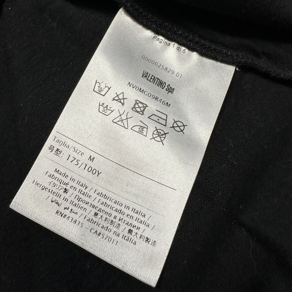 Valentino SS20 Valentino x Jamie Reid Star Graphic Distressed Tee Punk Size US M / EU 48-50 / 2 - 8 Thumbnail