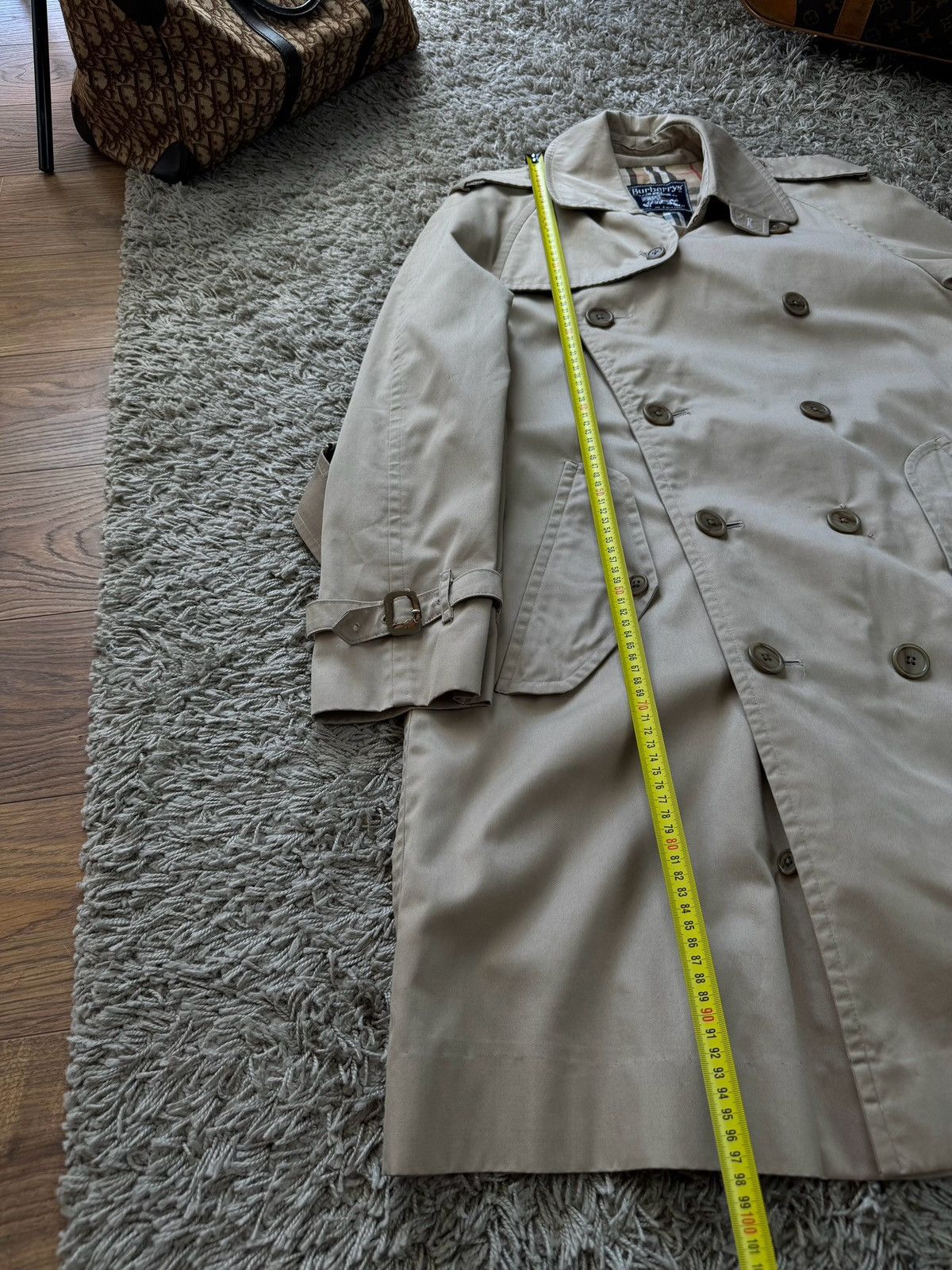Burberry × Vintage Vintage trench coat Burberry original luxury streetwear item Size M / US 6-8 / IT 42-44 - 6 Thumbnail