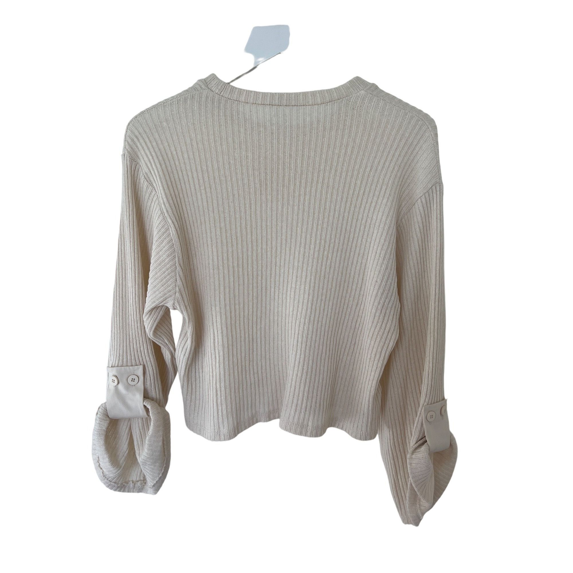 Zara Zara Ivory Ribbed Knit Set Size 27" / US 4 / IT 40 - 14 Thumbnail