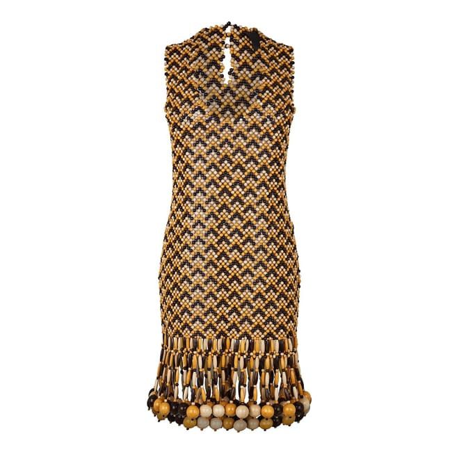 Bottega Veneta Beads Mini Dress in Multi