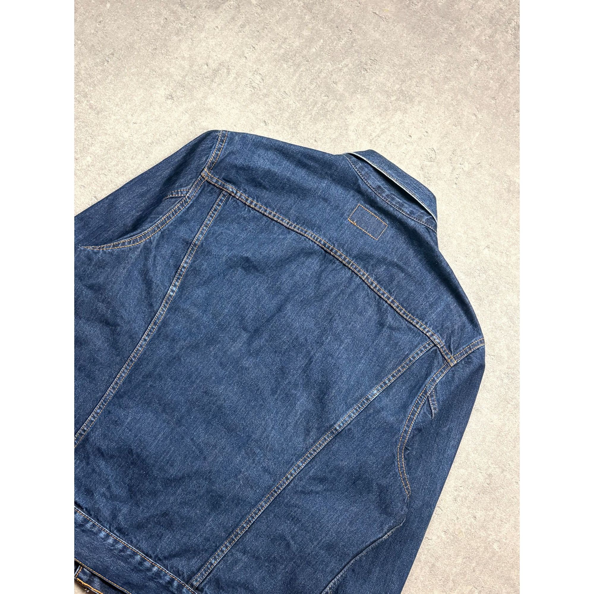 Levi's Levis Vintage Denim Trucker Jacket 70550 Large Button-Up Blu Size US L / EU 52-54 / 3 - 9 Thumbnail