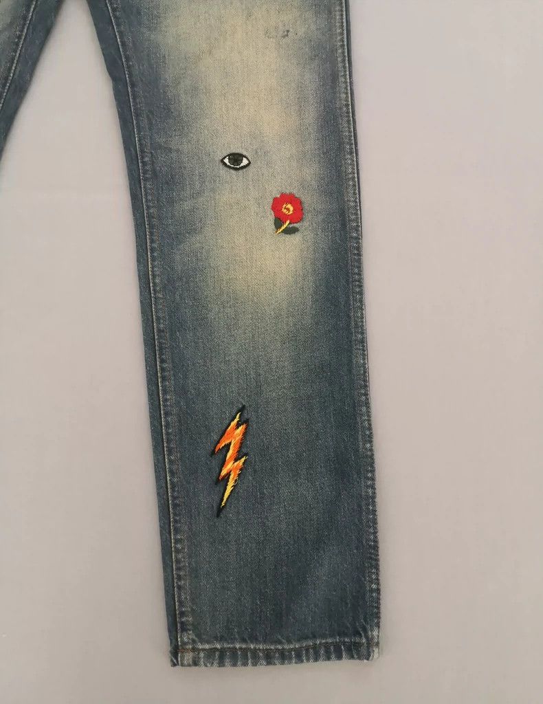 Gucci Gucci Embroidered jeans 2501-Nextarrow Size US 30 / EU 46 - 6 Thumbnail