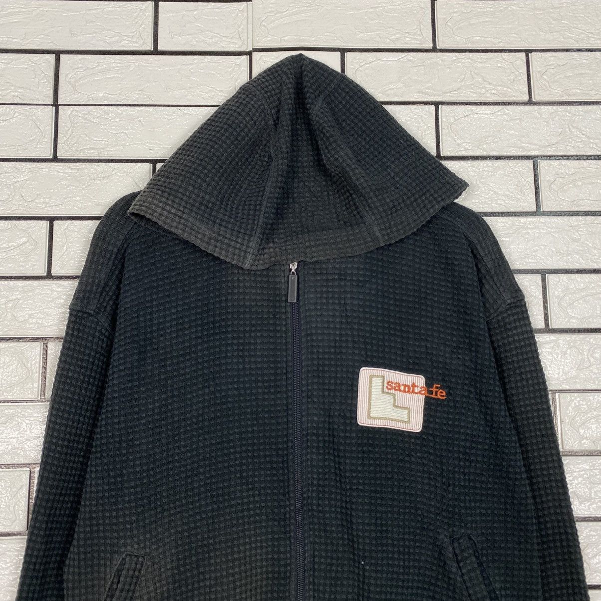 Japanese Brand 📌Vintage Sweater Santa Fe Patchwork Design Indigo Size US M / EU 48-50 / 2 - 4 Thumbnail