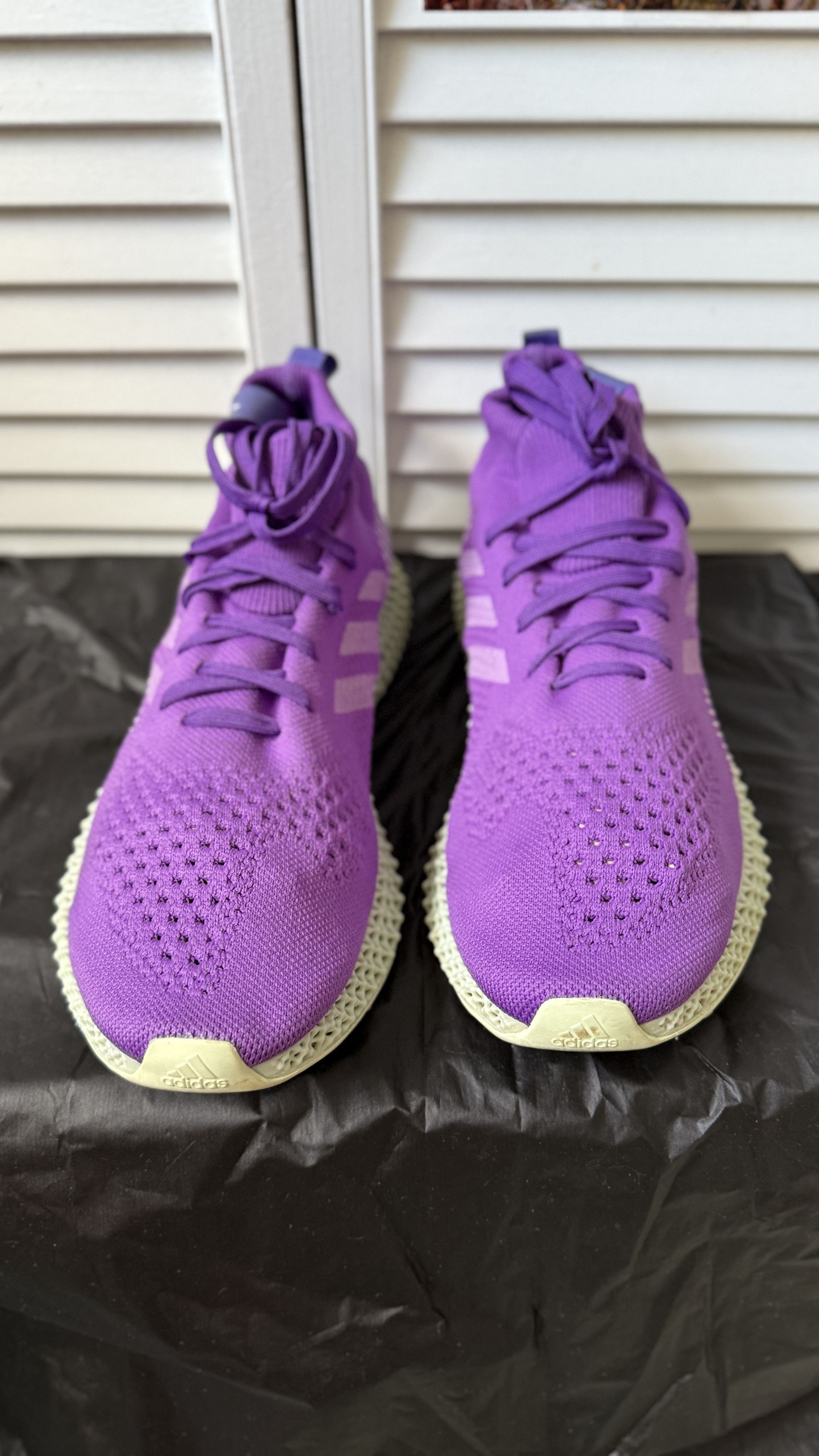 Adidas × Human Made 4D Runner 'Active Purple' Size US 12 / EU 45 - 5 Thumbnail